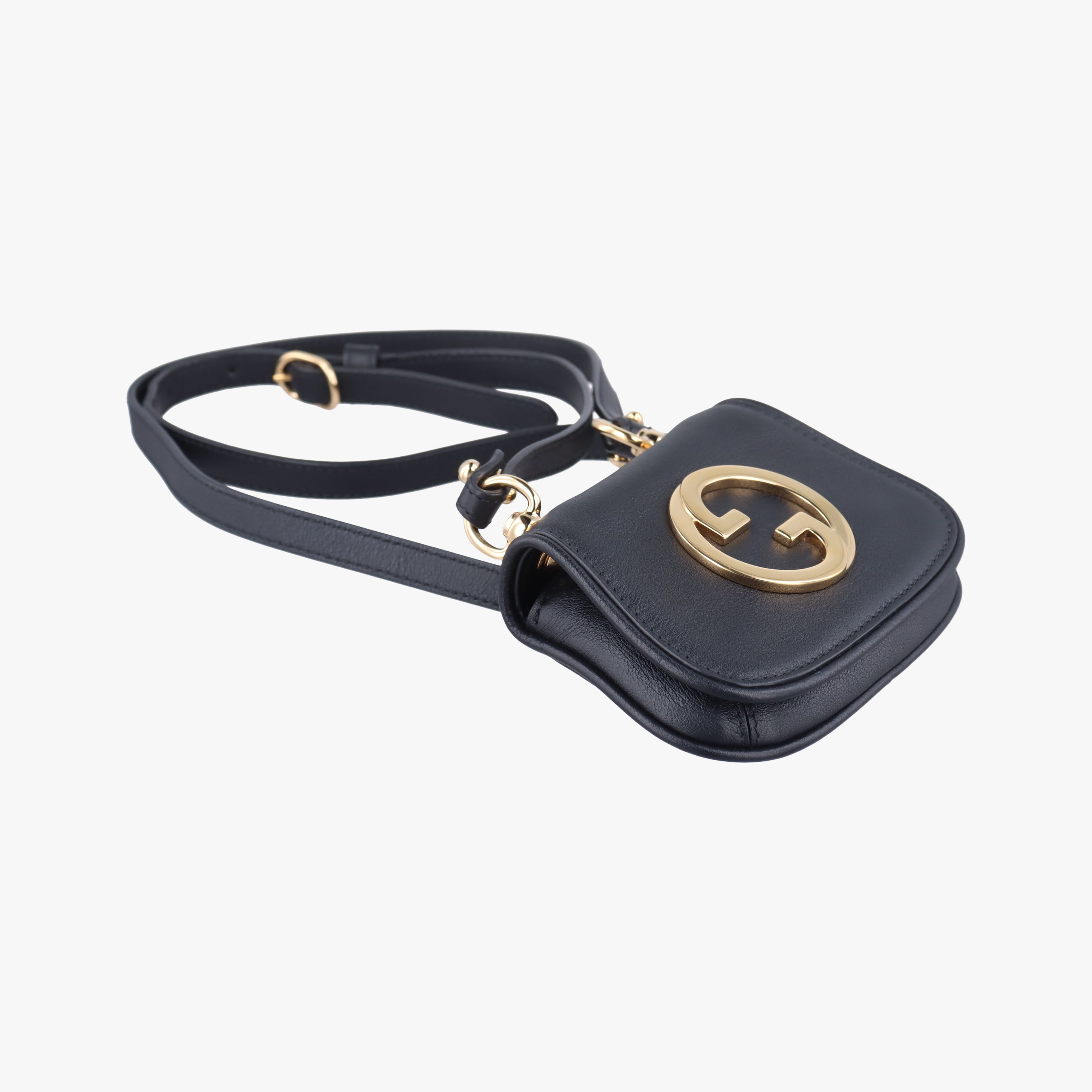 Pre-owned Gucci Blondie Black Leather 698635 shoulderbag | stylenewstar