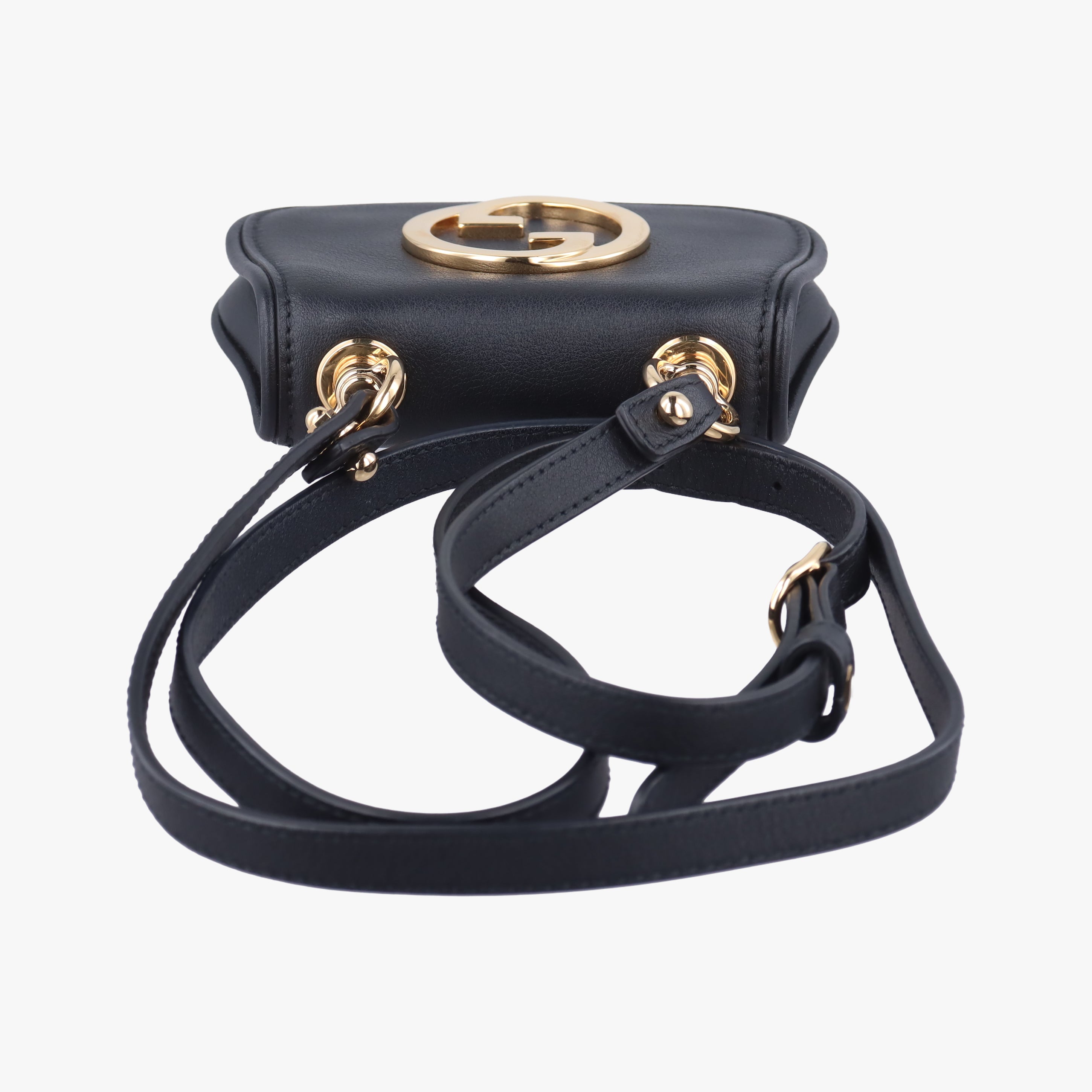 Pre-owned Gucci Blondie Black Leather 698635 shoulderbag | stylenewstar