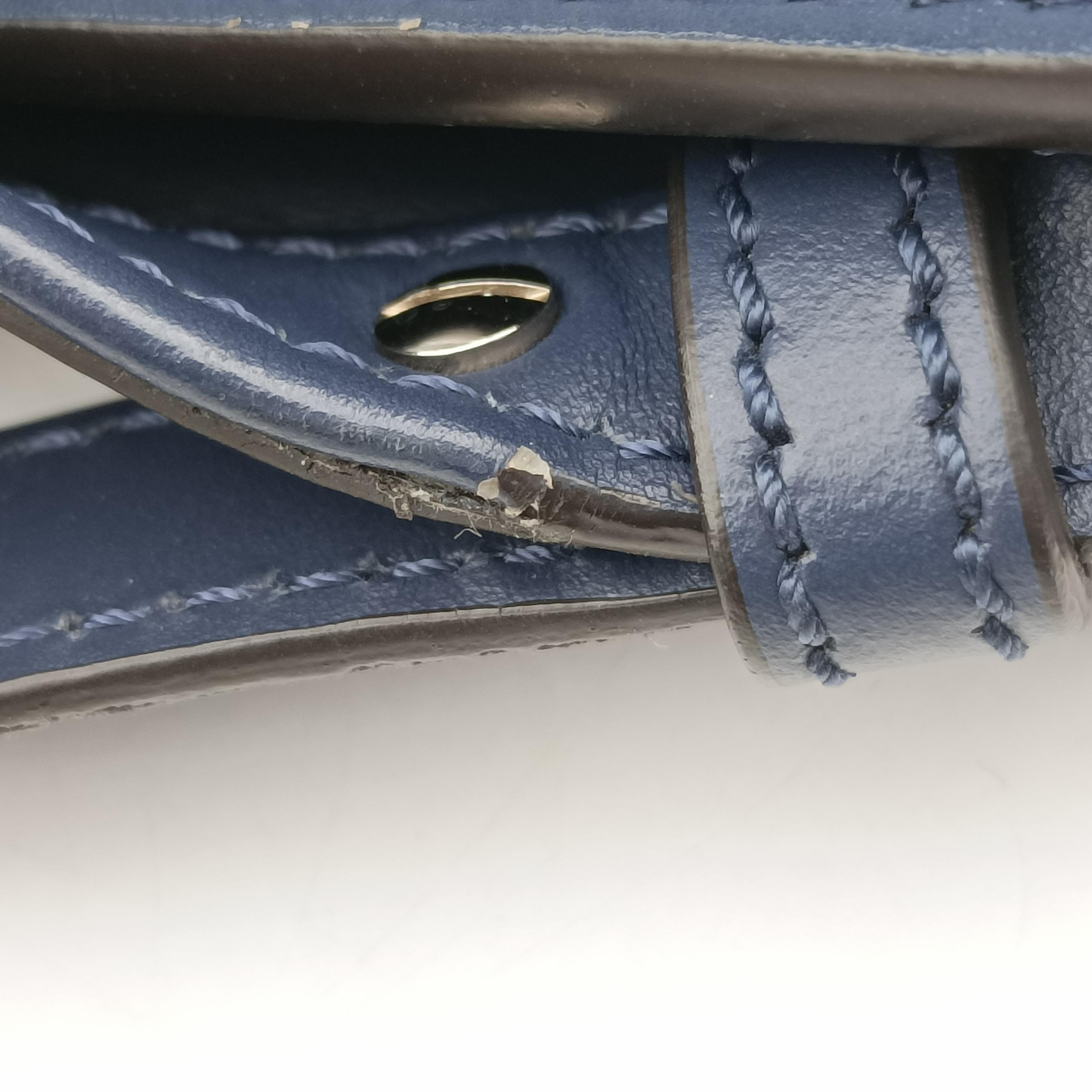Secondhand Fendi Shopper Blue Leather 7VA547 shoulderbag | stylenewstar