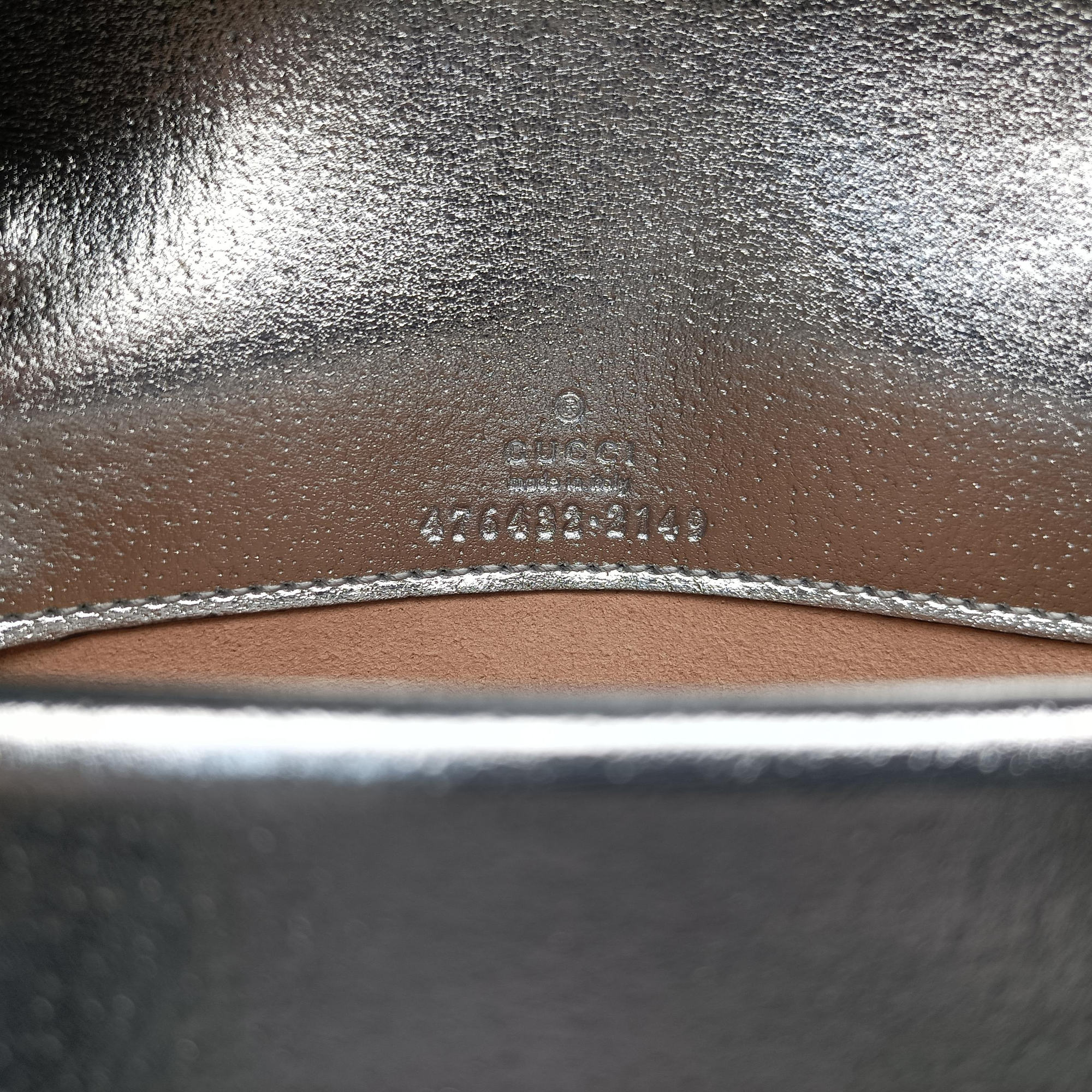 Pre-owned Gucci Dionysus Silver Leather 476432 shoulderbag | stylenewstar