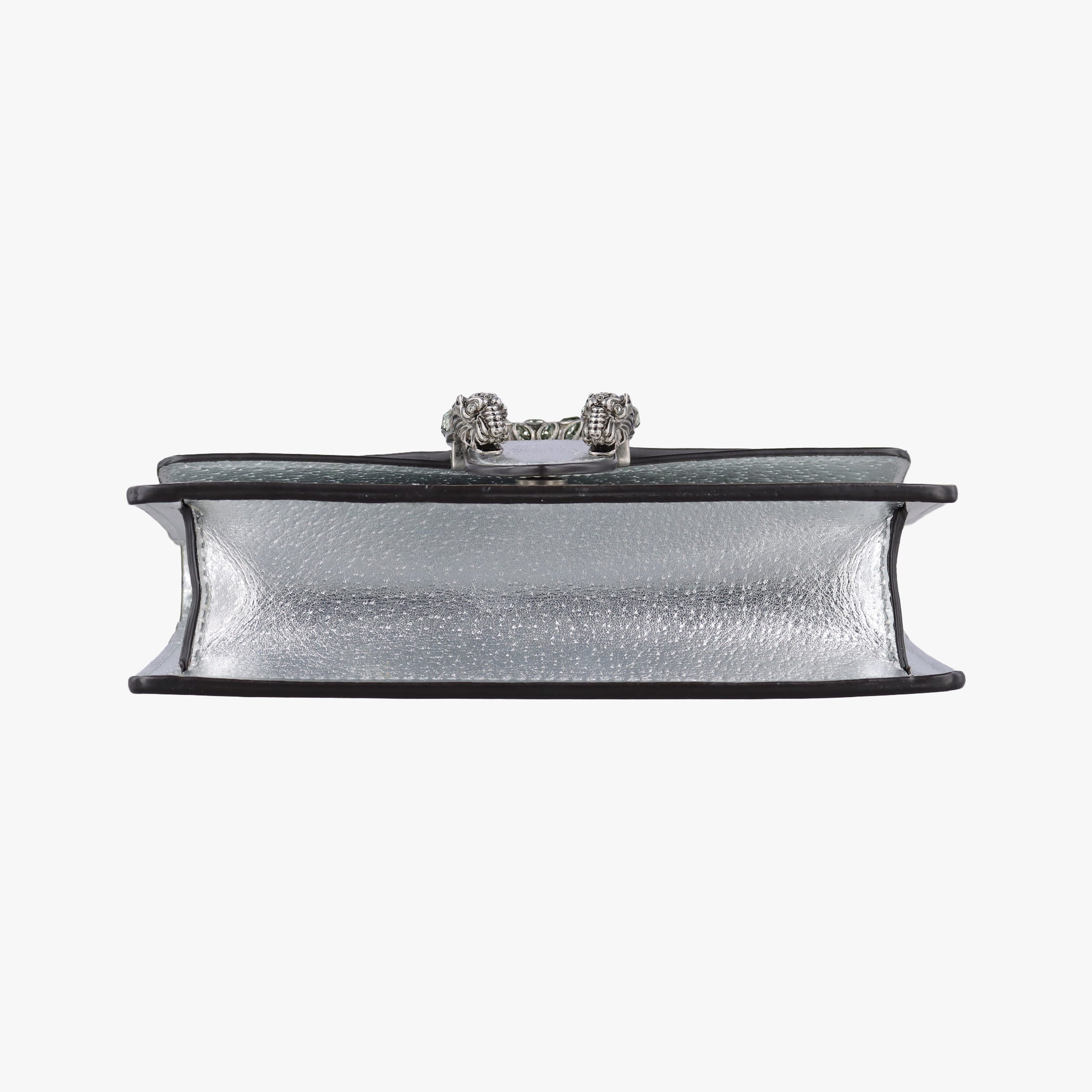 Pre-owned Gucci Dionysus Silver Leather 476432 shoulderbag | stylenewstar