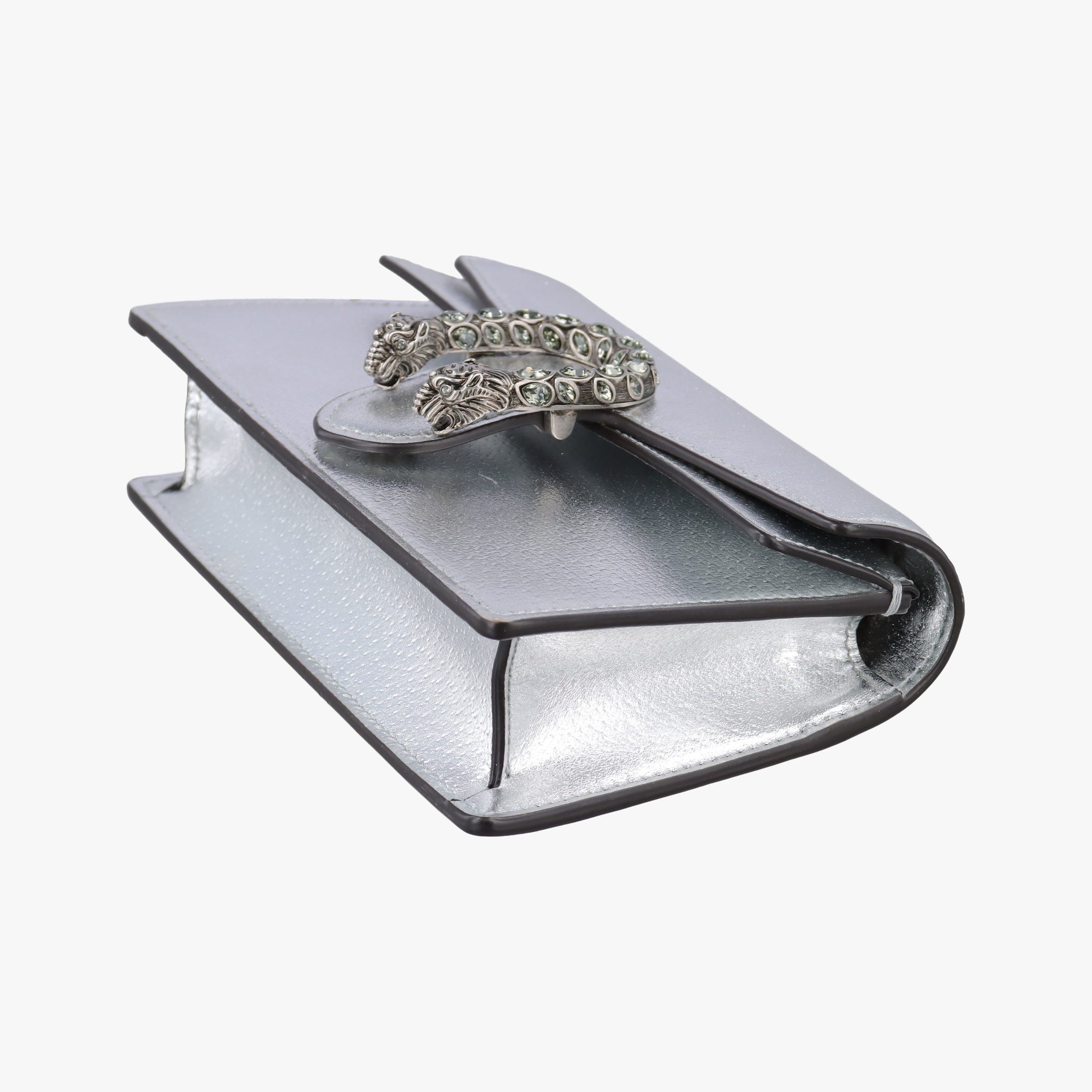 Pre-owned Gucci Dionysus Silver Leather 476432 shoulderbag | stylenewstar