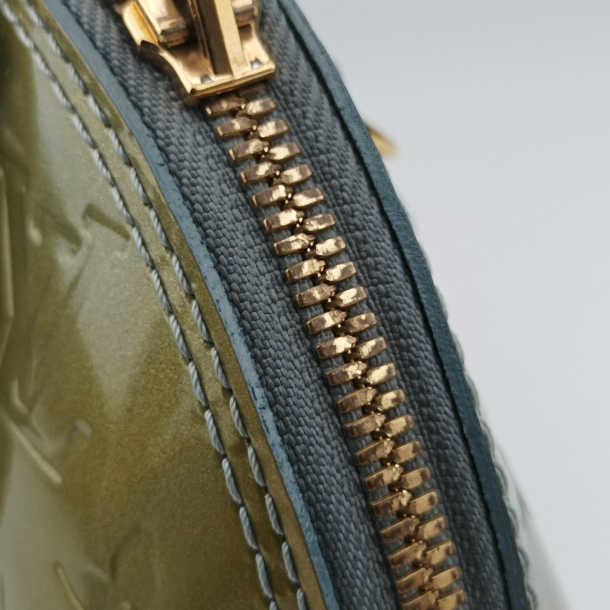 Secondhand Louis Vuitton Alma BB Gris Art Deco Vernis M91677 shoulderbag | stylenewstar