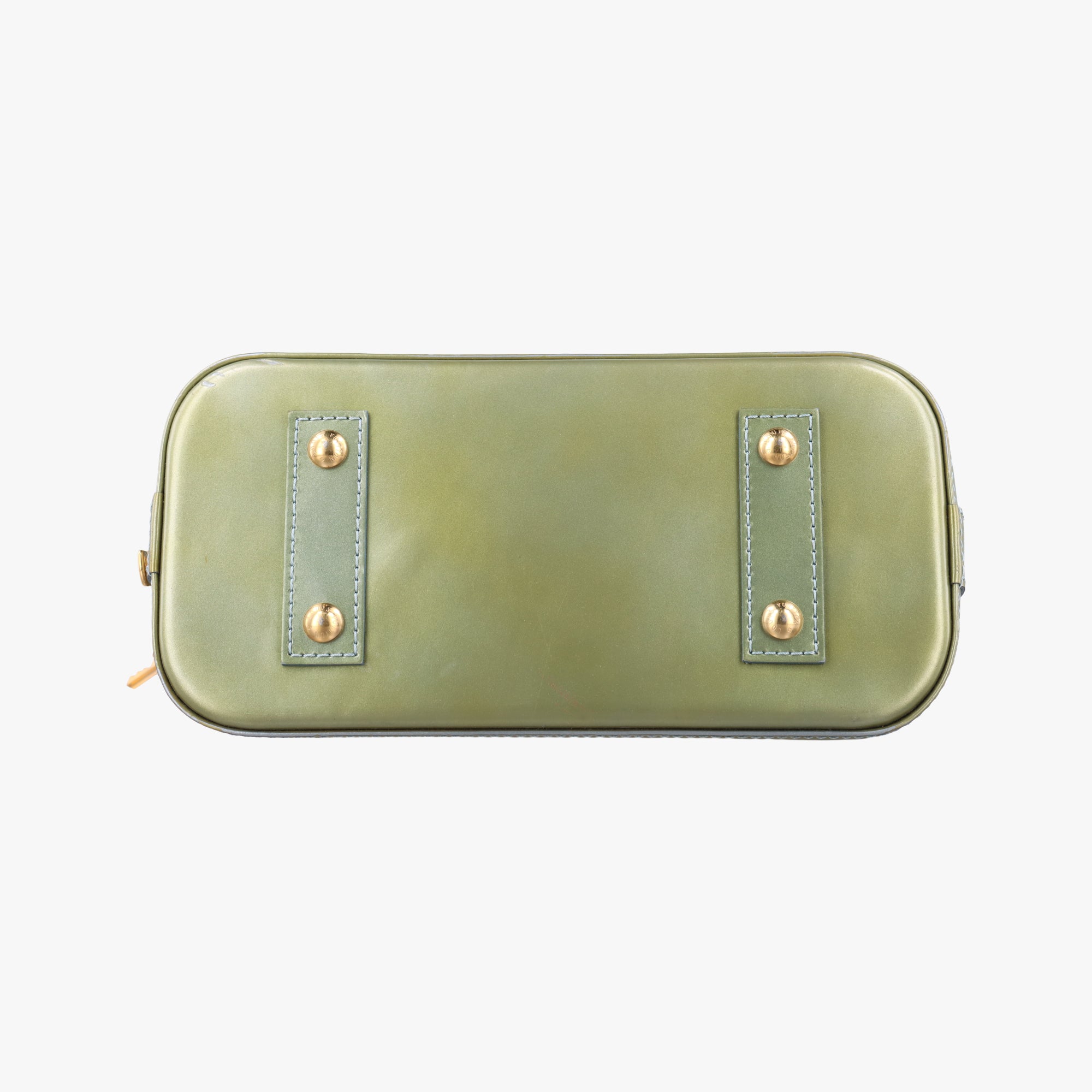 Secondhand Louis Vuitton Alma BB Gris Art Deco Vernis M91677 shoulderbag | stylenewstar