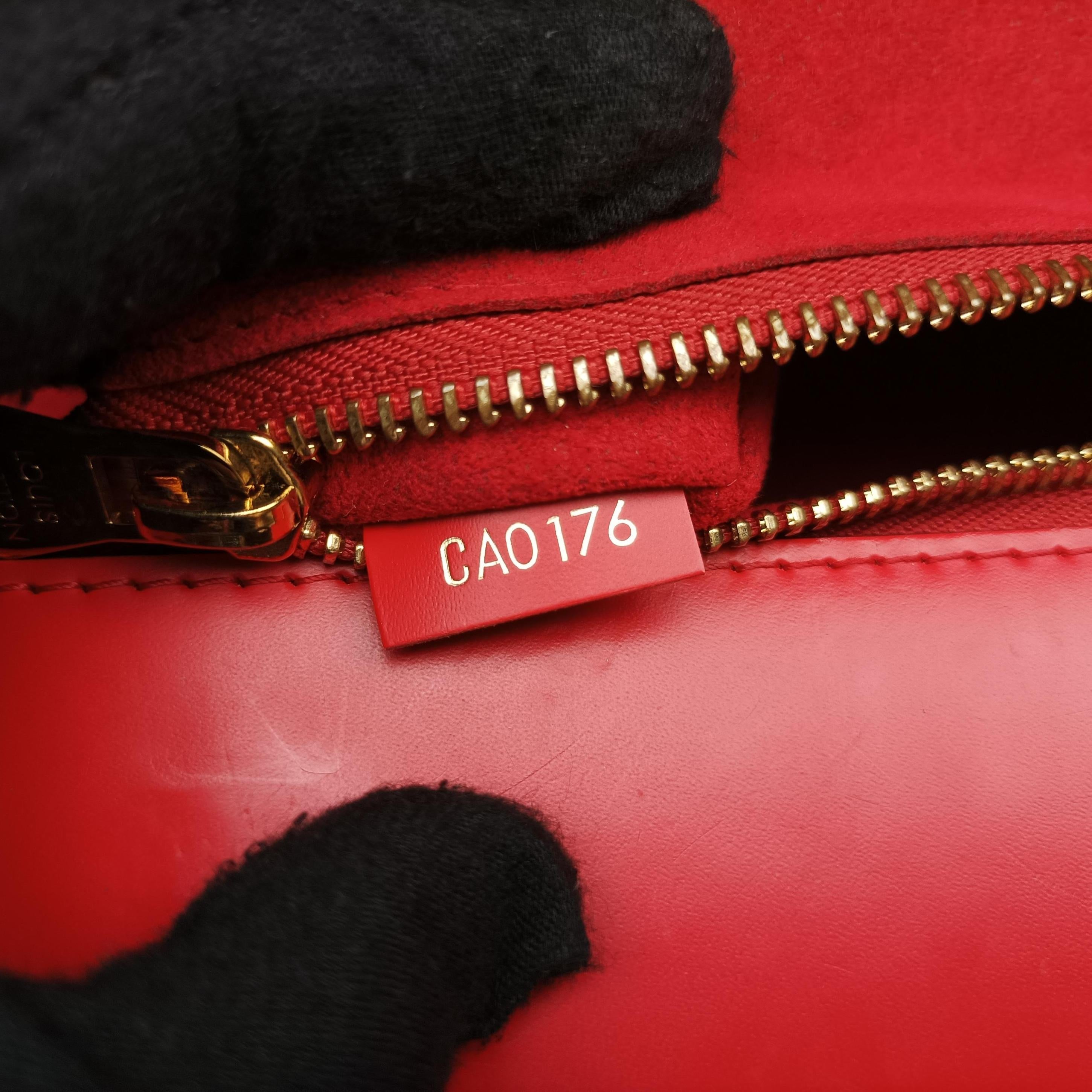 Pre-owned Louis Vuitton PHENIX PM brown×COQUELICOT Monogram Canvas×calf leather M41537 shoulderbag | stylenewstar
