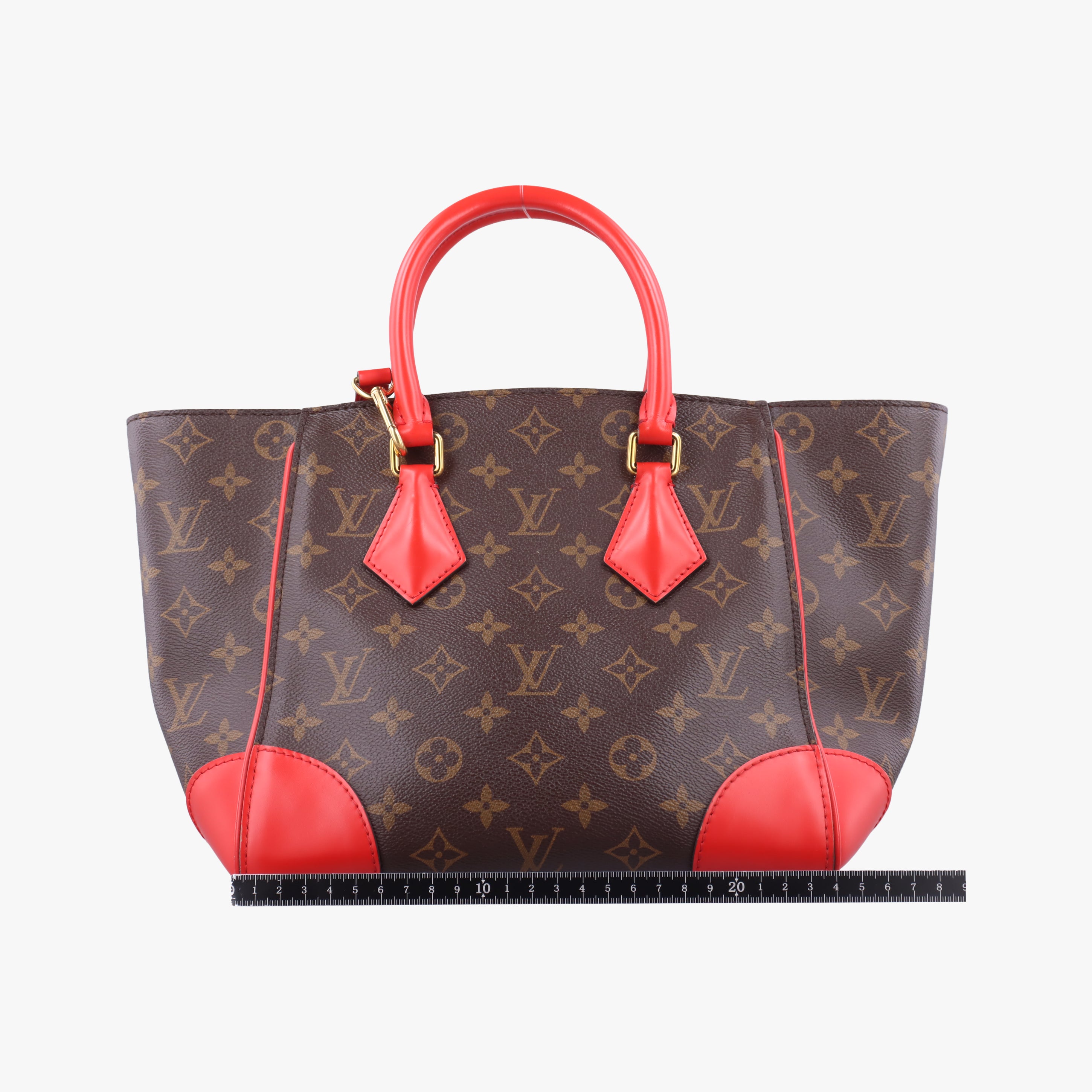 Pre-owned Louis Vuitton PHENIX PM brown×COQUELICOT Monogram Canvas×calf leather M41537 shoulderbag | stylenewstar