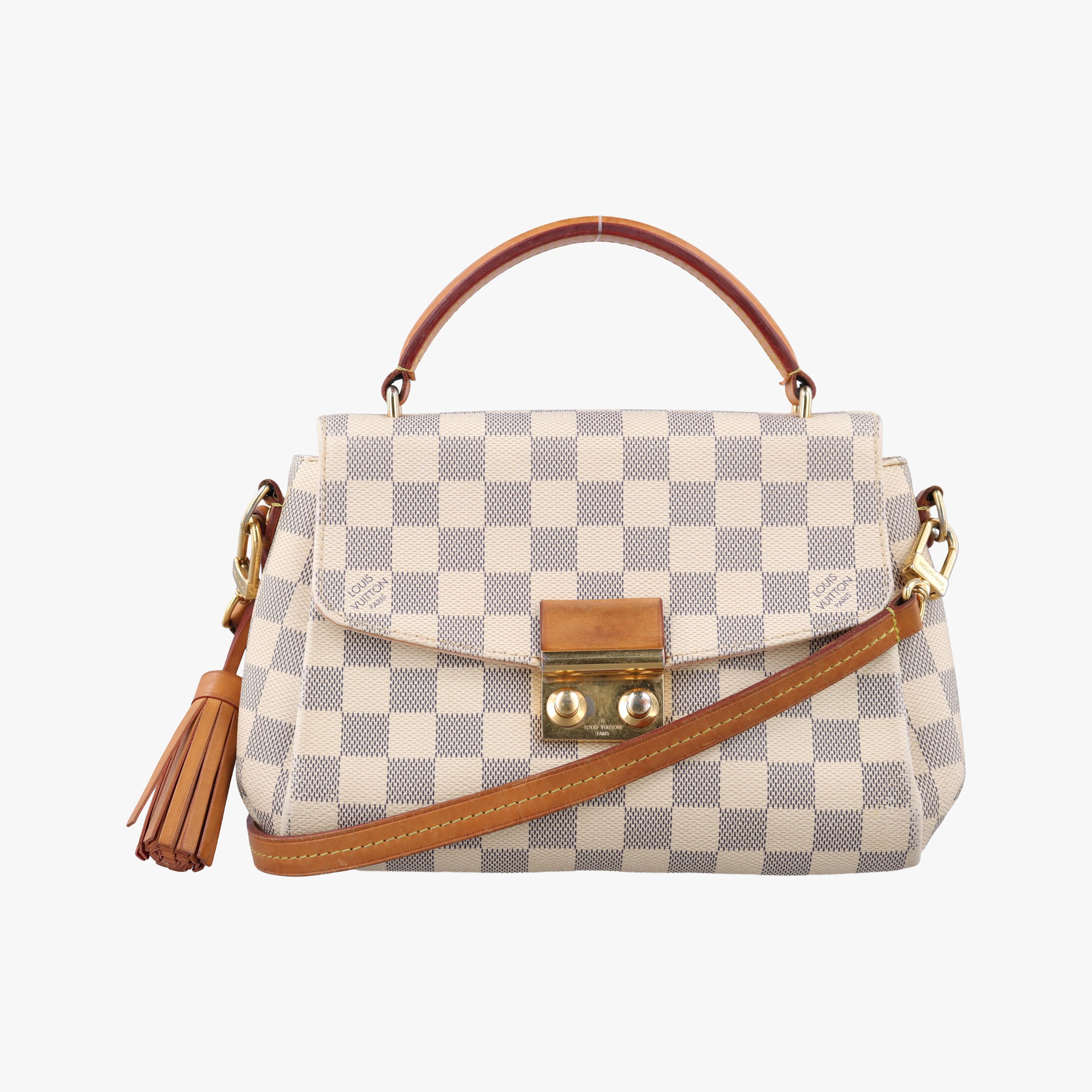 Pre-owned Louis Vuitton CROISETTE Azur Damier Canvas N41581 shoulderbag | stylenewstar