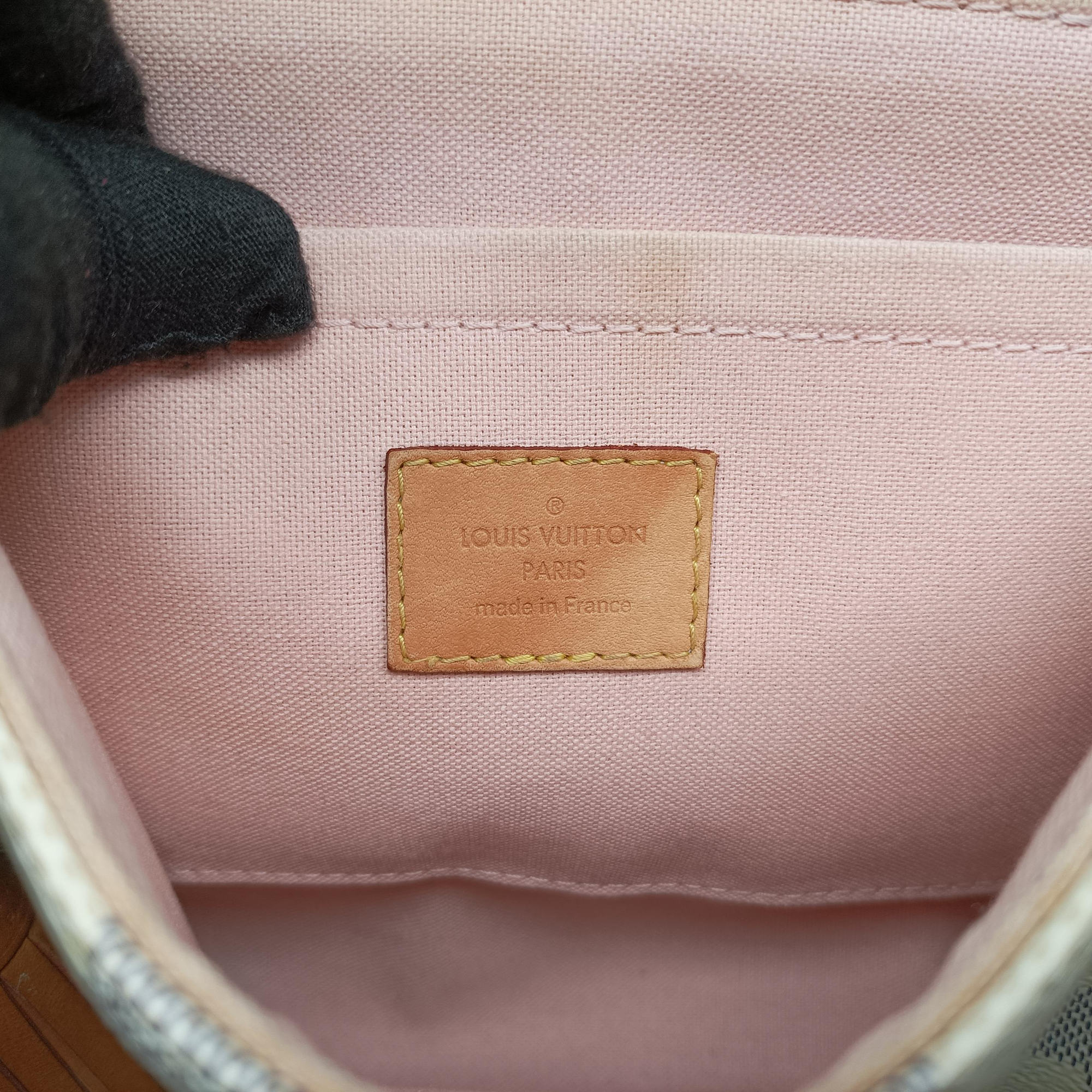 Pre-owned Louis Vuitton CROISETTE Azur Damier Canvas N41581 shoulderbag | stylenewstar