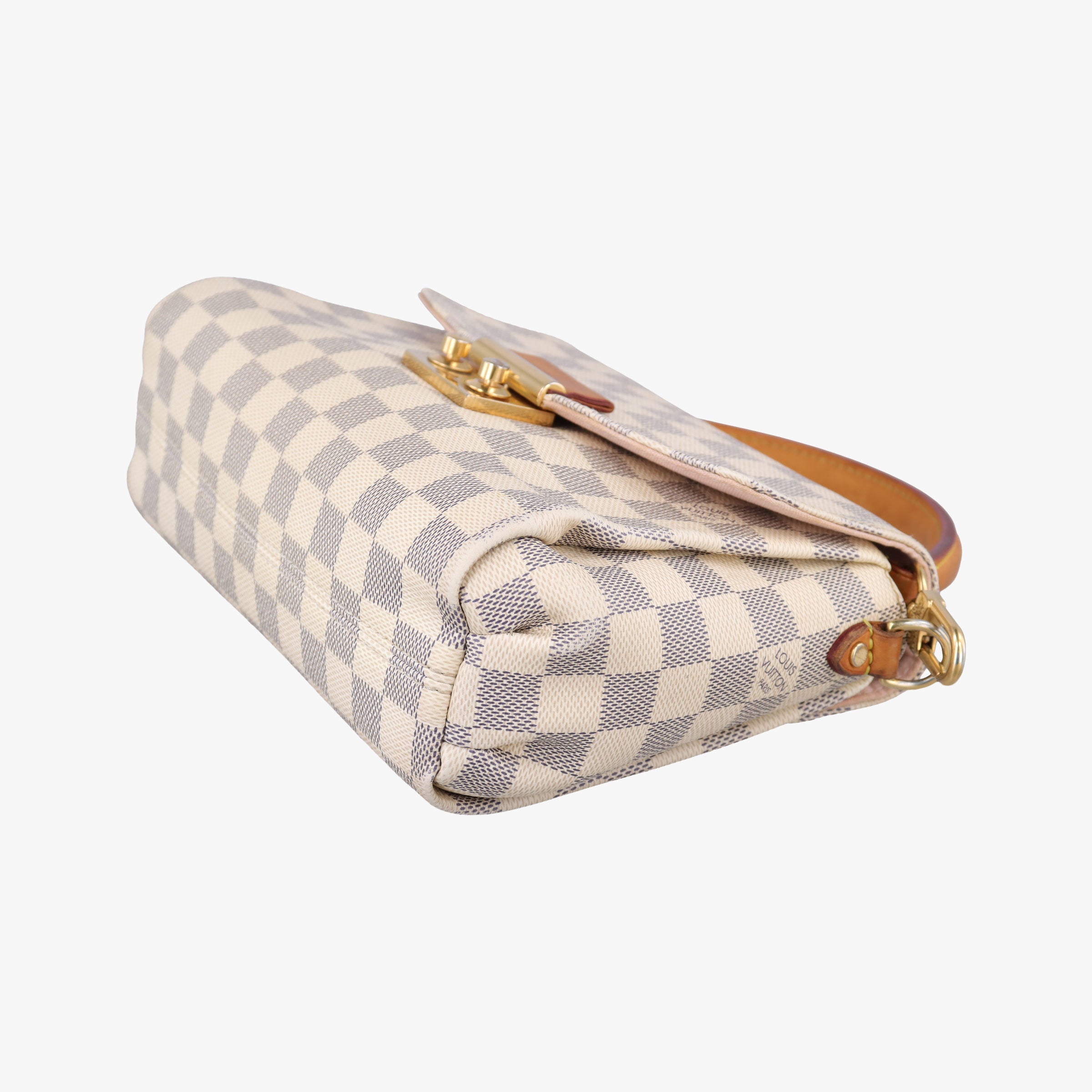 Pre-owned Louis Vuitton CROISETTE Azur Damier Canvas N41581 shoulderbag | stylenewstar