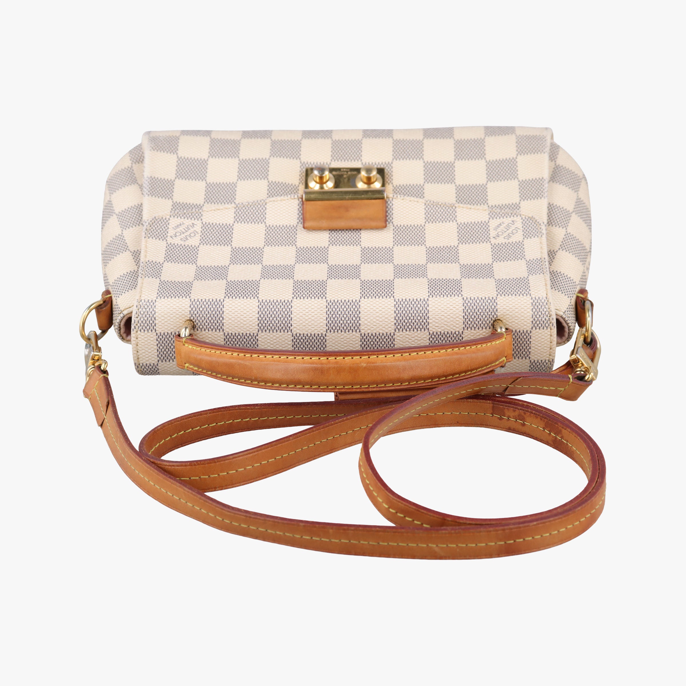 Pre-owned Louis Vuitton CROISETTE Azur Damier Canvas N41581 shoulderbag | stylenewstar