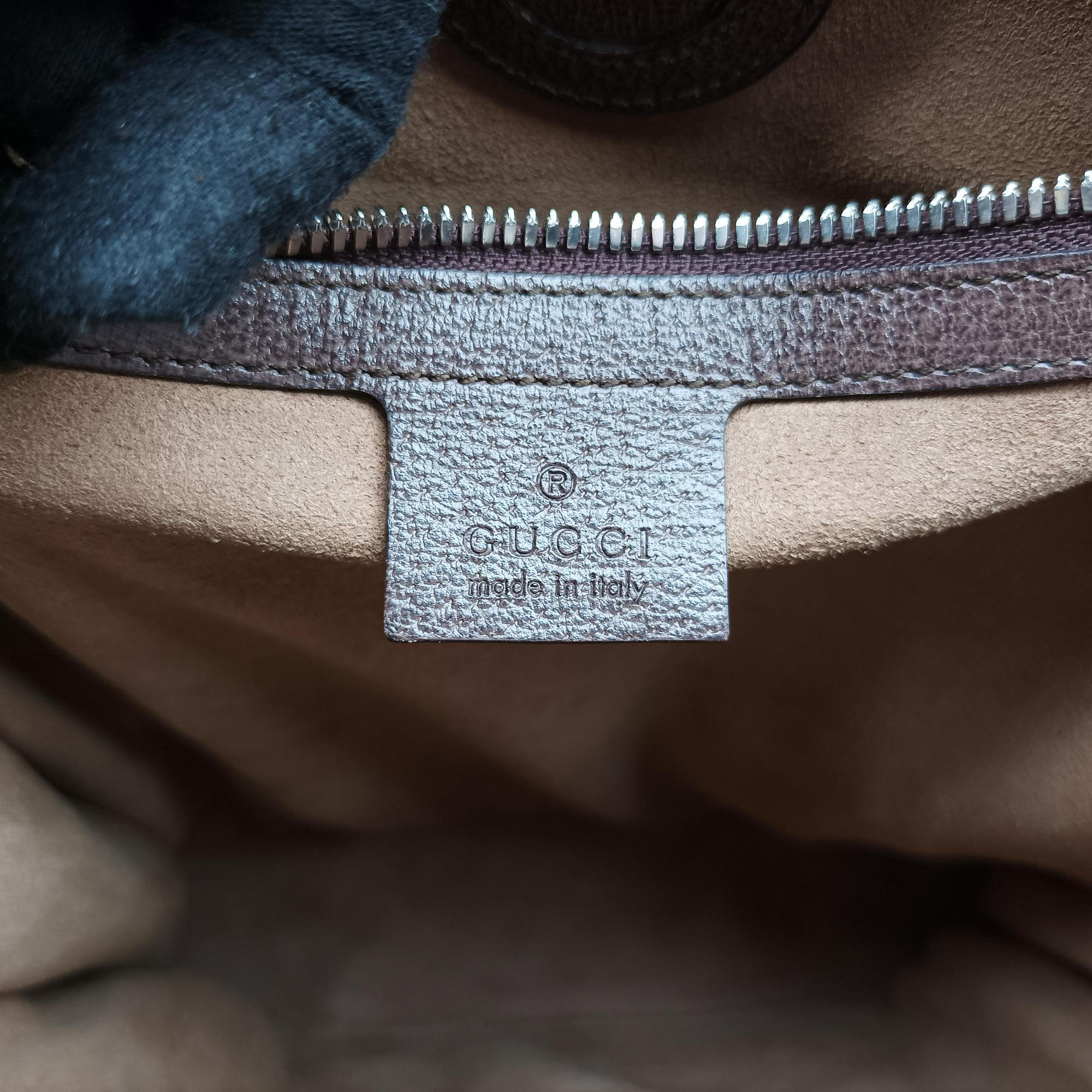 Pre-owned Gucci Gucci Tian GG Supreme Brown×beige×Multicolour PVC coated canvas×Leather 450950 shoulderbag | stylenewstar