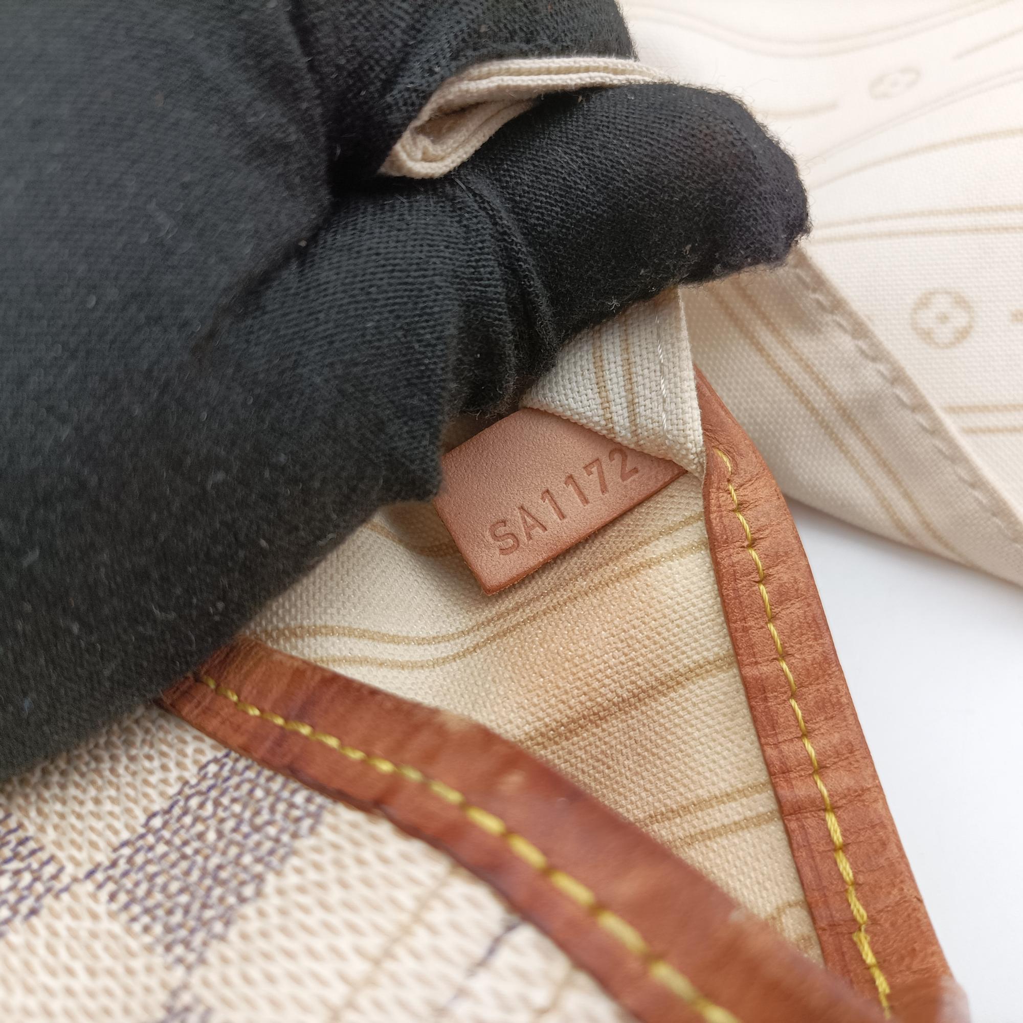Pre-owned Louis Vuitton NEVERFULL MM Azur Damier Canvas N51107 shoulderbag | stylenewstar