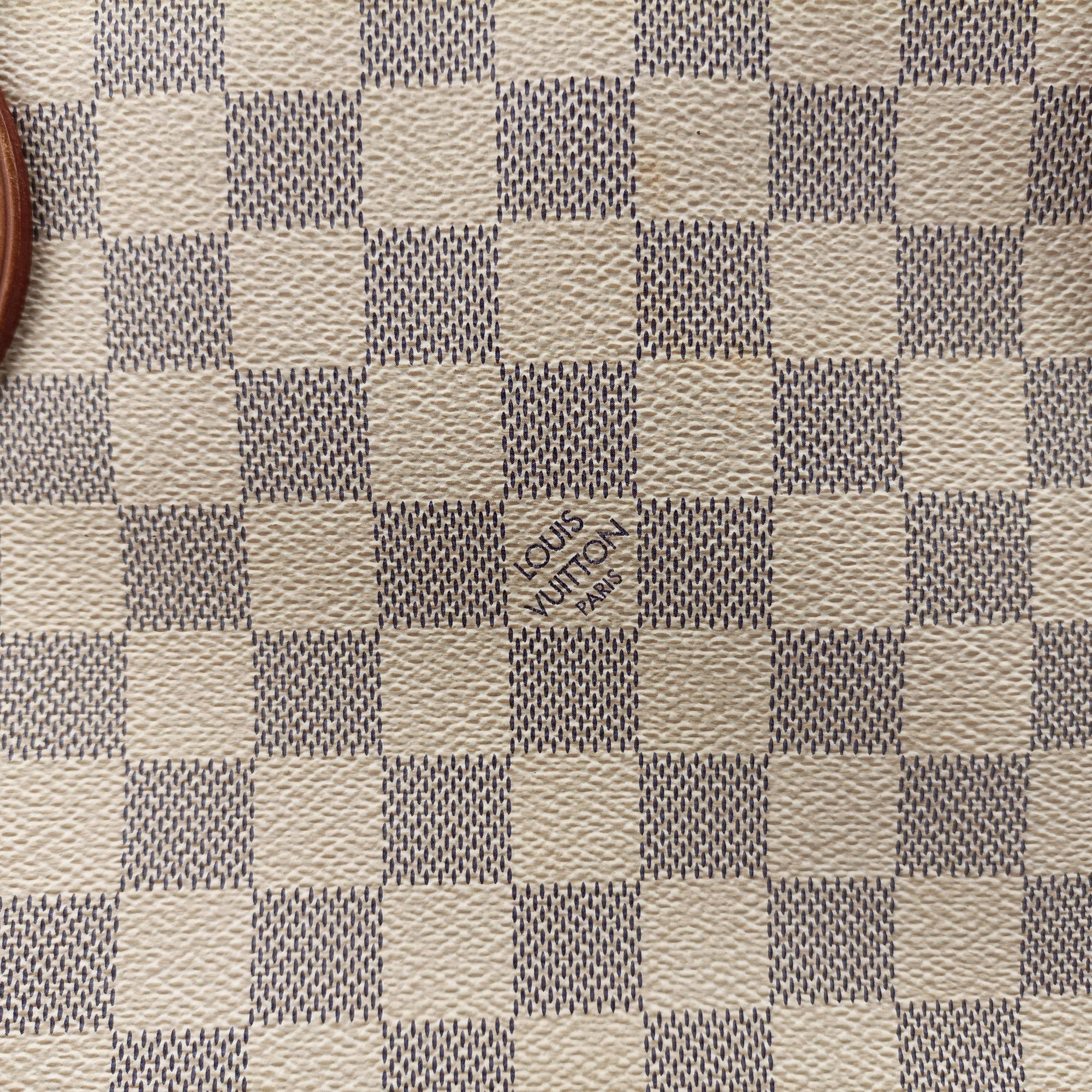Pre-owned Louis Vuitton NEVERFULL MM Azur Damier Canvas N51107 shoulderbag | stylenewstar