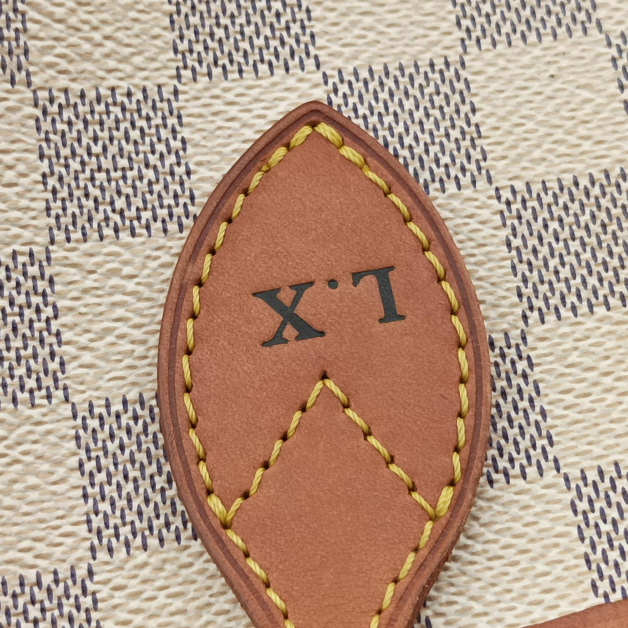 Pre-owned Louis Vuitton NEVERFULL MM Azur Damier Canvas N51107 shoulderbag | stylenewstar