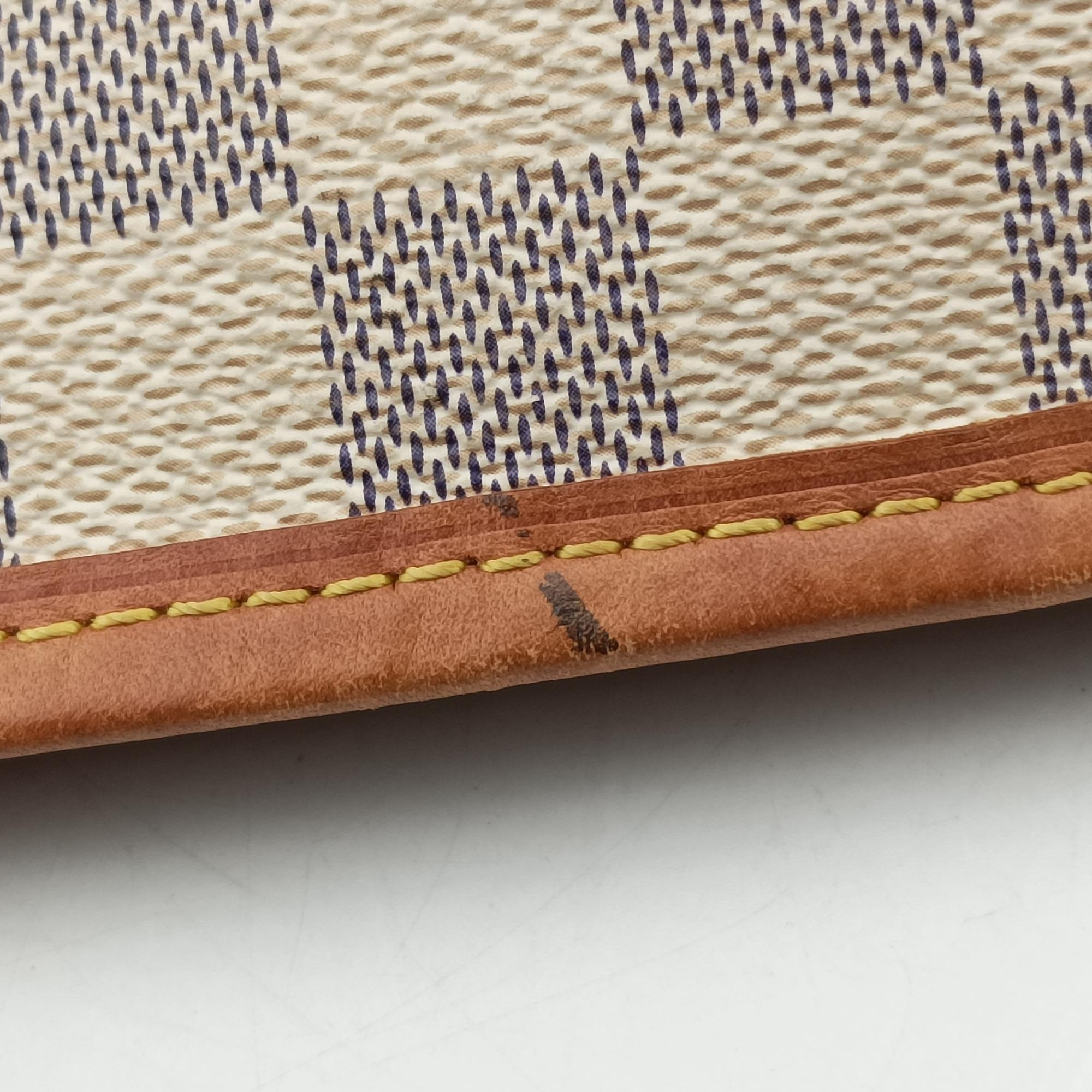 Pre-owned Louis Vuitton NEVERFULL MM Azur Damier Canvas N51107 shoulderbag | stylenewstar