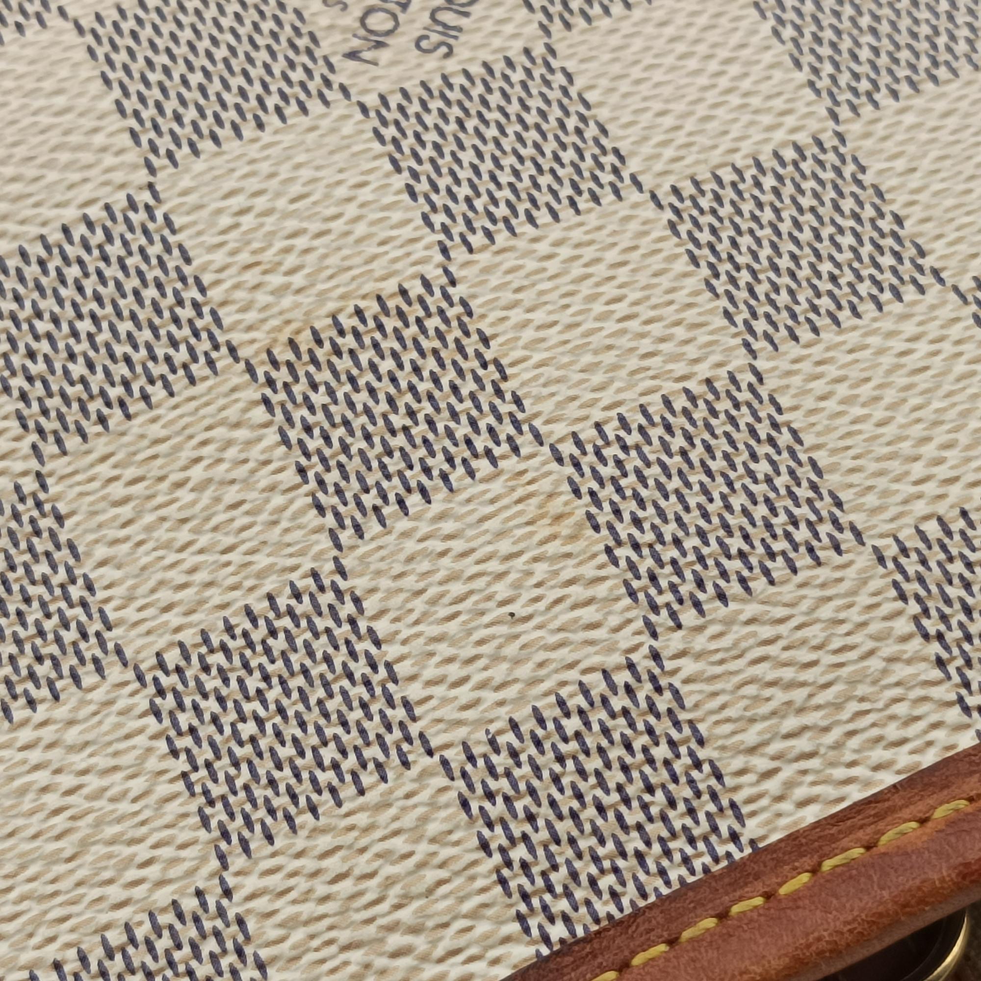 Pre-owned Louis Vuitton NEVERFULL MM Azur Damier Canvas N51107 shoulderbag | stylenewstar
