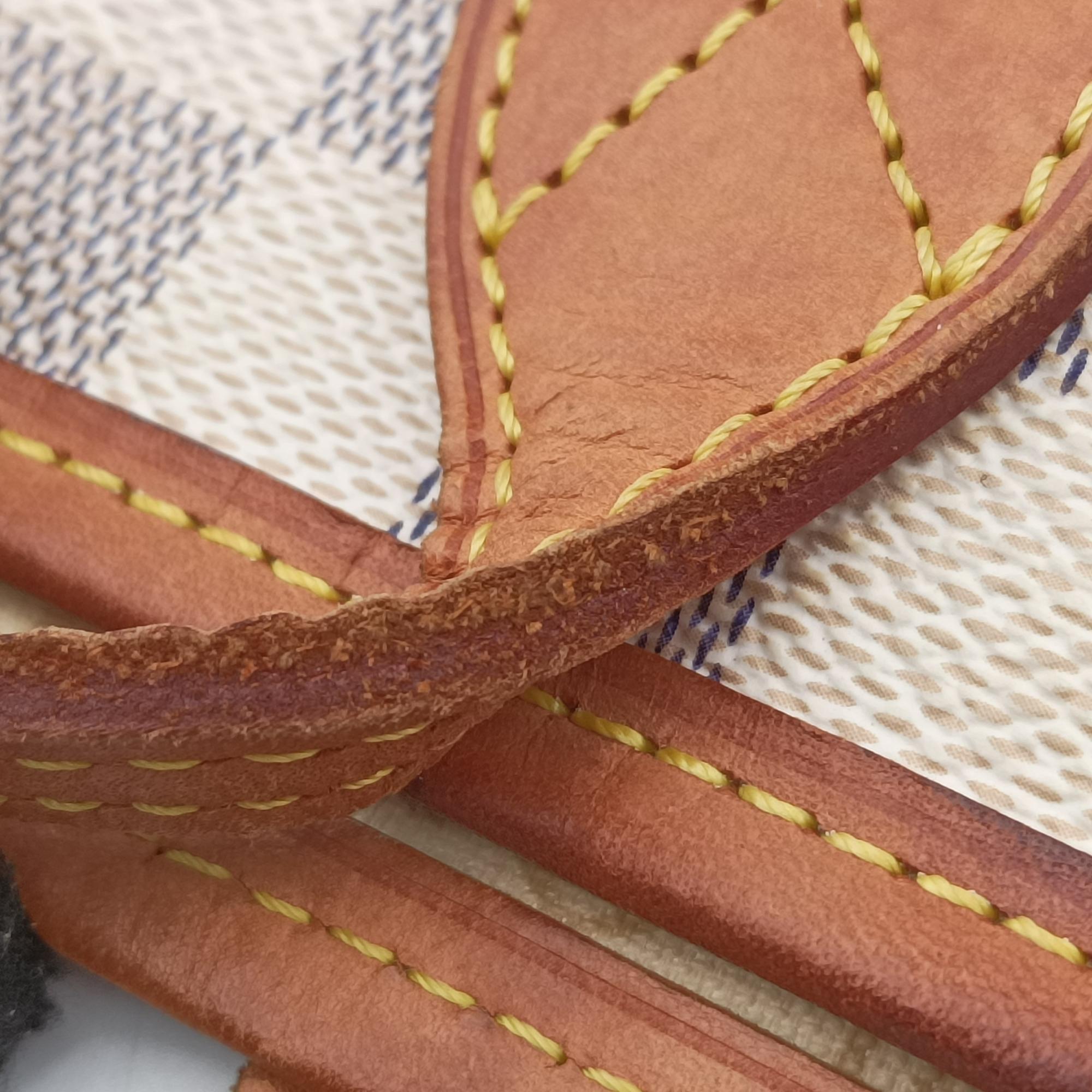 Pre-owned Louis Vuitton NEVERFULL MM Azur Damier Canvas N51107 shoulderbag | stylenewstar