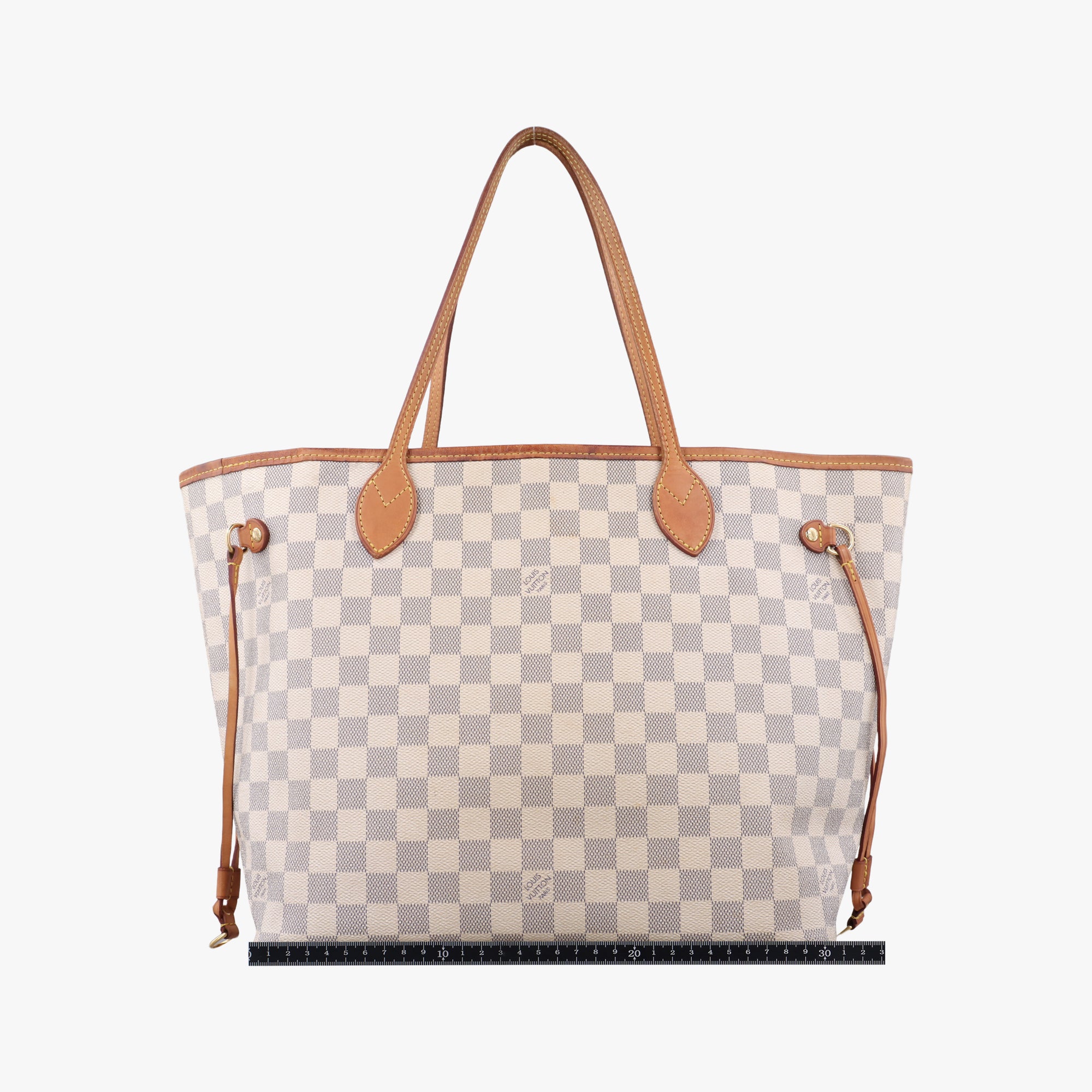 Pre-owned Louis Vuitton NEVERFULL MM Azur Damier Canvas N51107 shoulderbag | stylenewstar