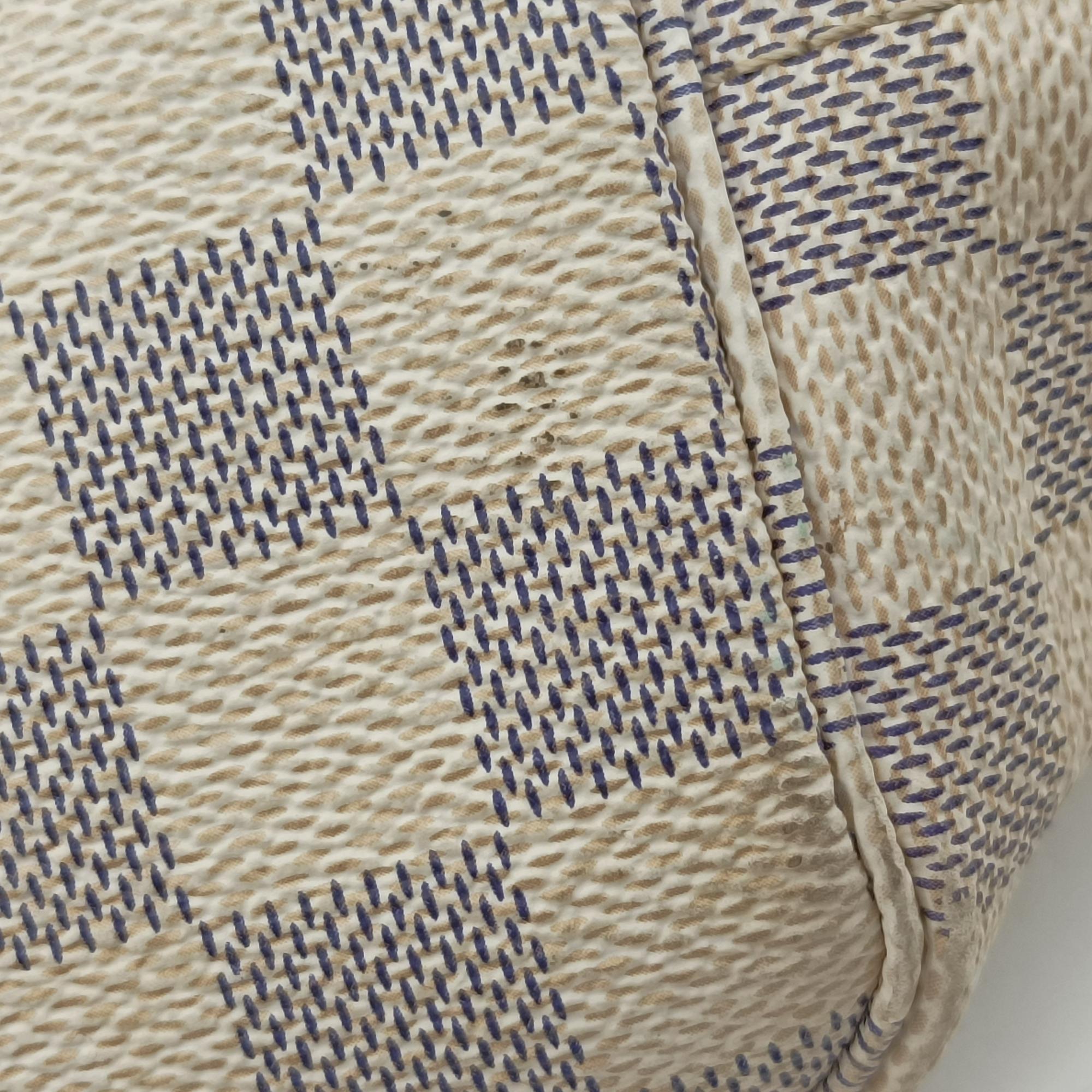 Pre-owned Louis Vuitton NEVERFULL MM Azur Damier Canvas N51107 shoulderbag | stylenewstar