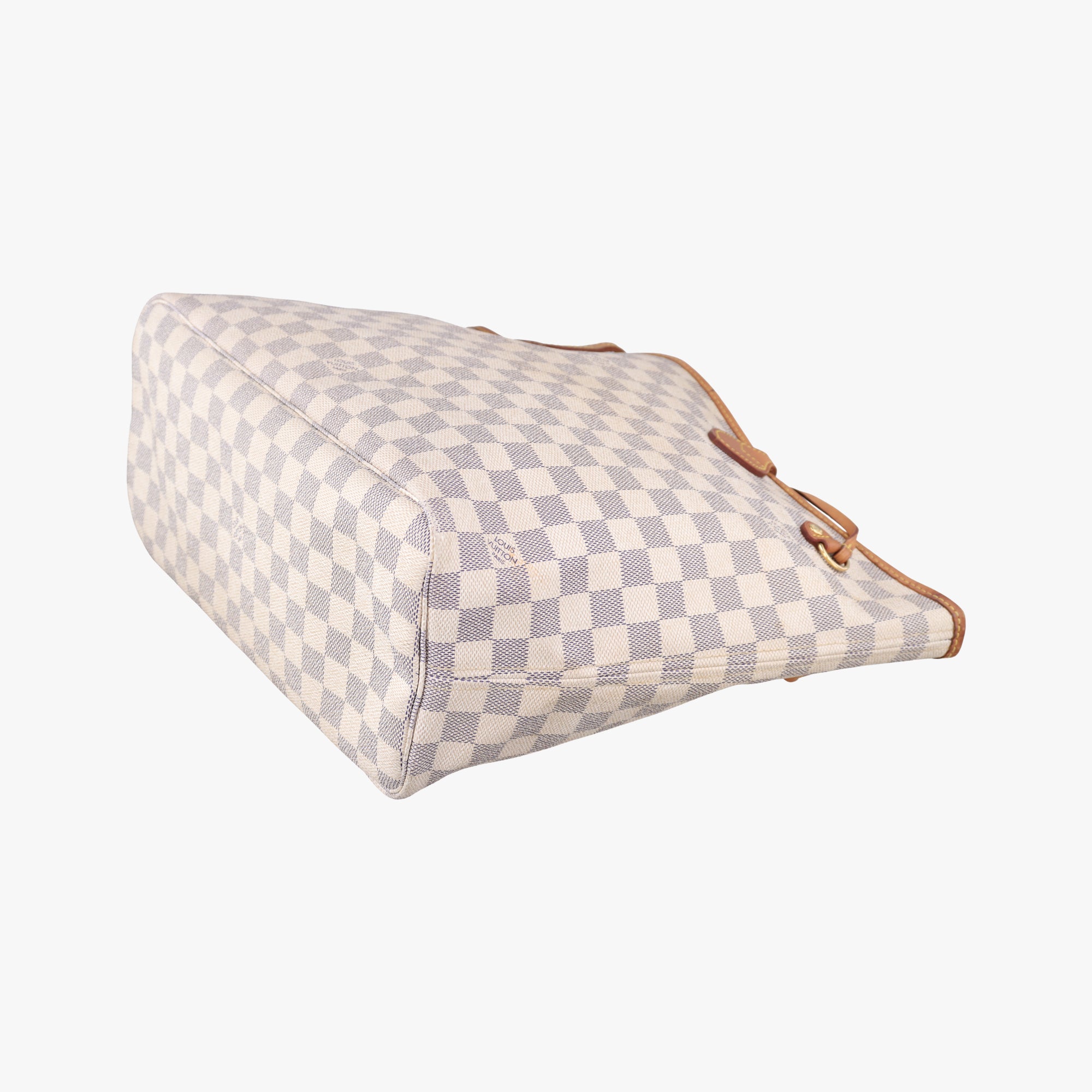 Pre-owned Louis Vuitton NEVERFULL MM Azur Damier Canvas N51107 shoulderbag | stylenewstar