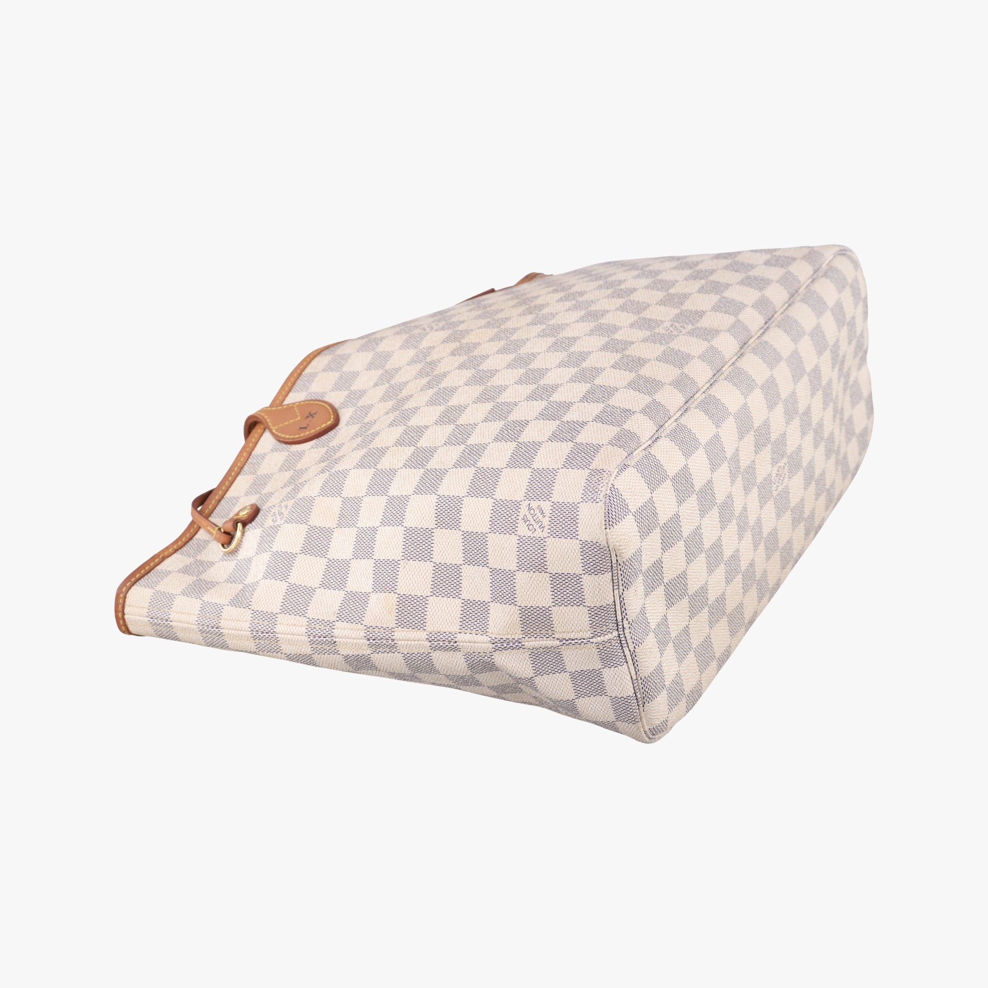 Pre-owned Louis Vuitton NEVERFULL MM Azur Damier Canvas N51107 shoulderbag | stylenewstar