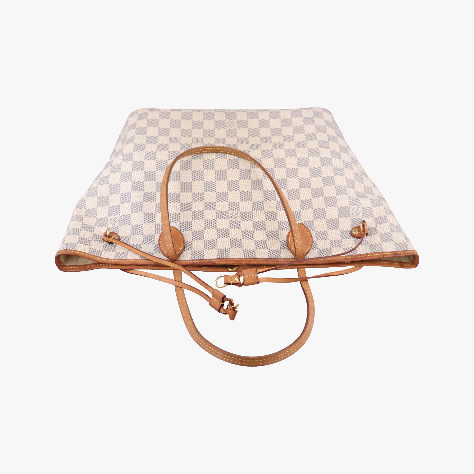Pre-owned Louis Vuitton NEVERFULL MM Azur Damier Canvas N51107 shoulderbag | stylenewstar