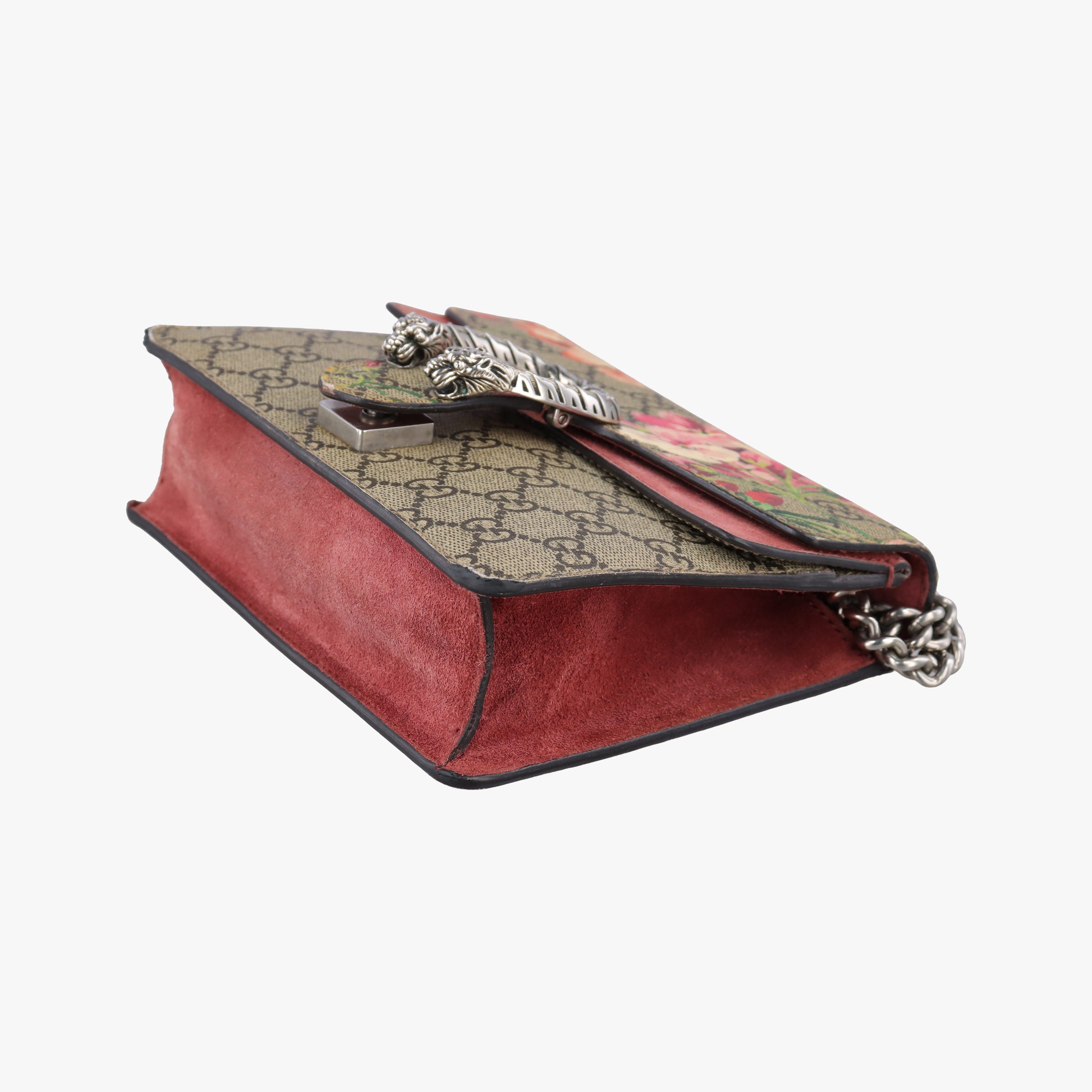 Secondhand Gucci Dionysus beige×red×Multicolour PVC coated canvas × suede 421970 shoulderbag | stylenewstar
