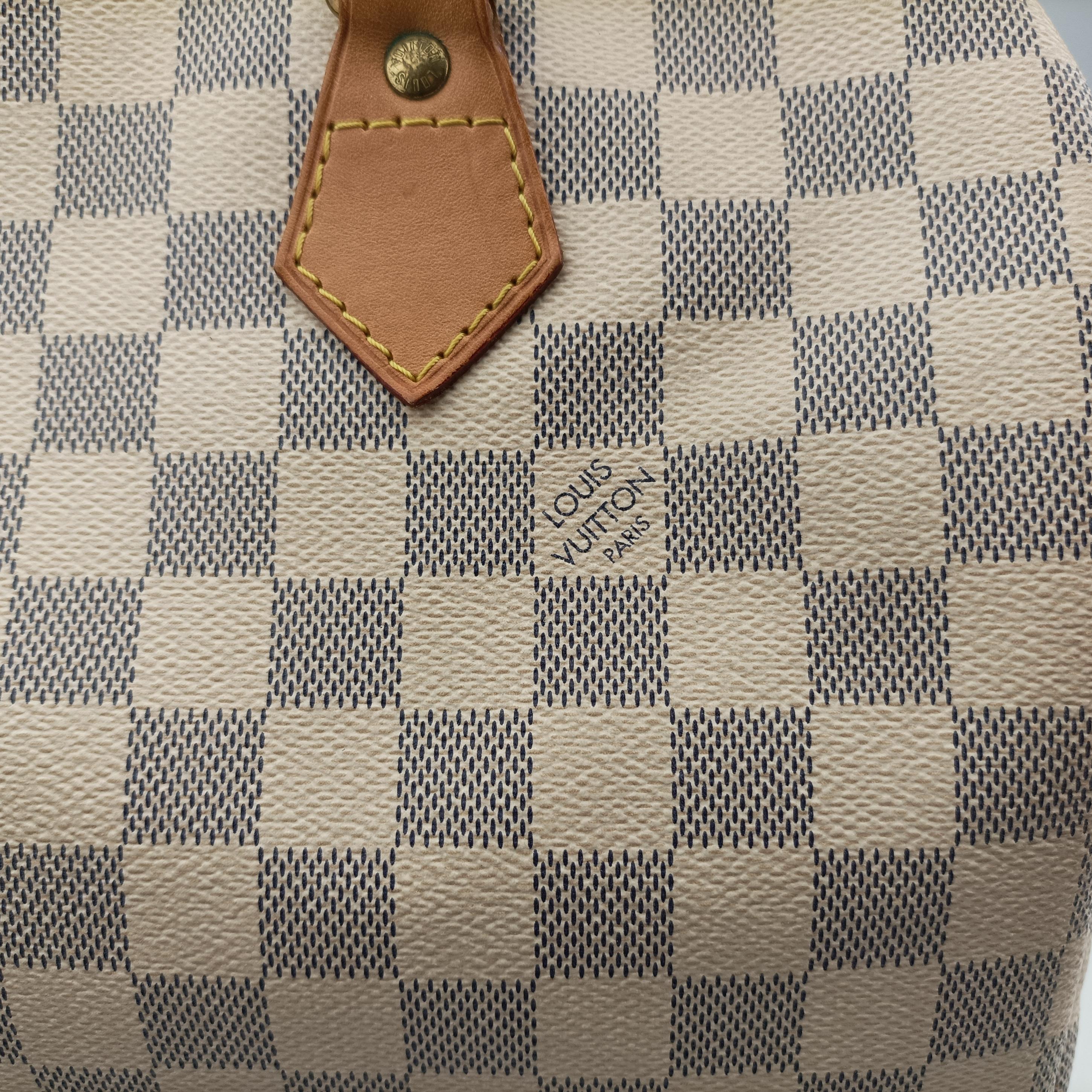 Pre-owned Louis Vuitton Speedy 30 AZUR Damier Canvas N41533 handbag | stylenewstar