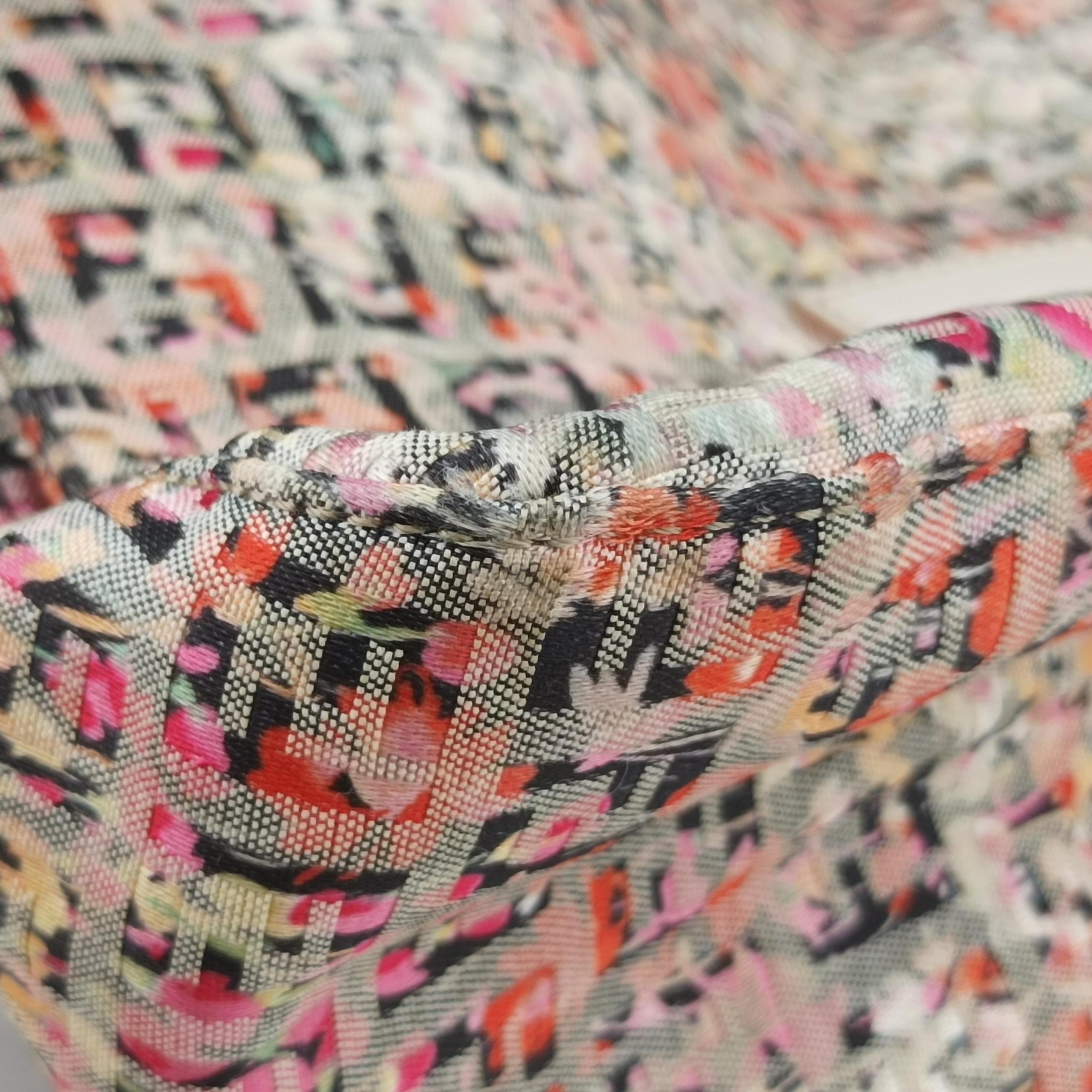 Pre-owned Fendi Mama Baguette Zucchino Pink×Multicolour fabric 8BR001 shoulderbag | stylenewstar