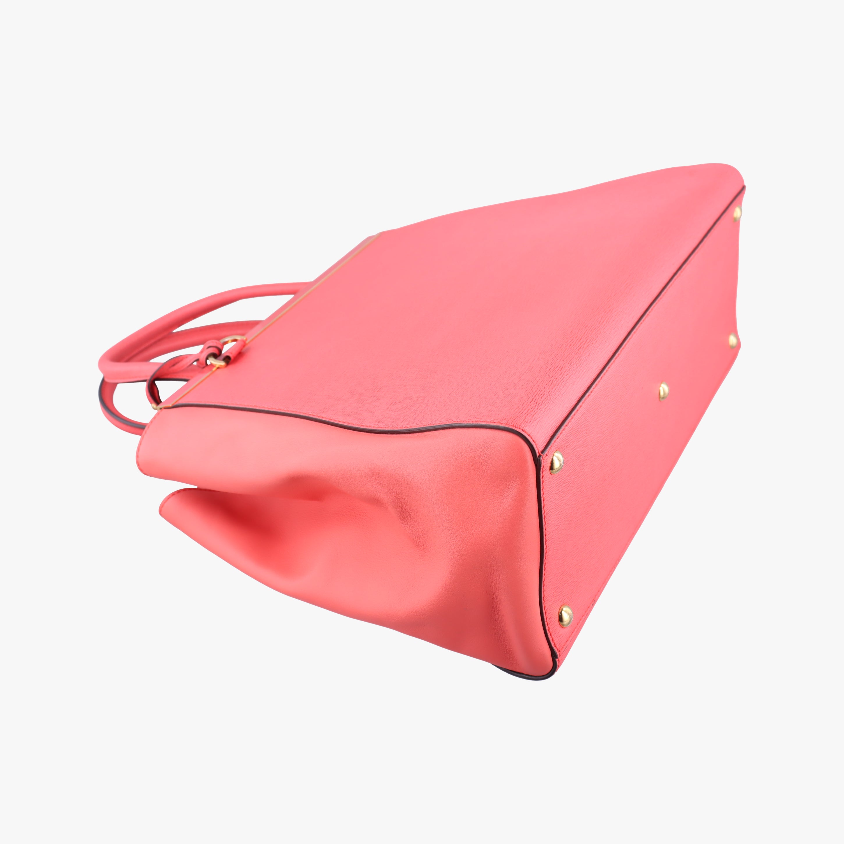 Pre-owned Fendi 2 JOURS pink Leather 8BH250 shoulderbag | stylenewstar