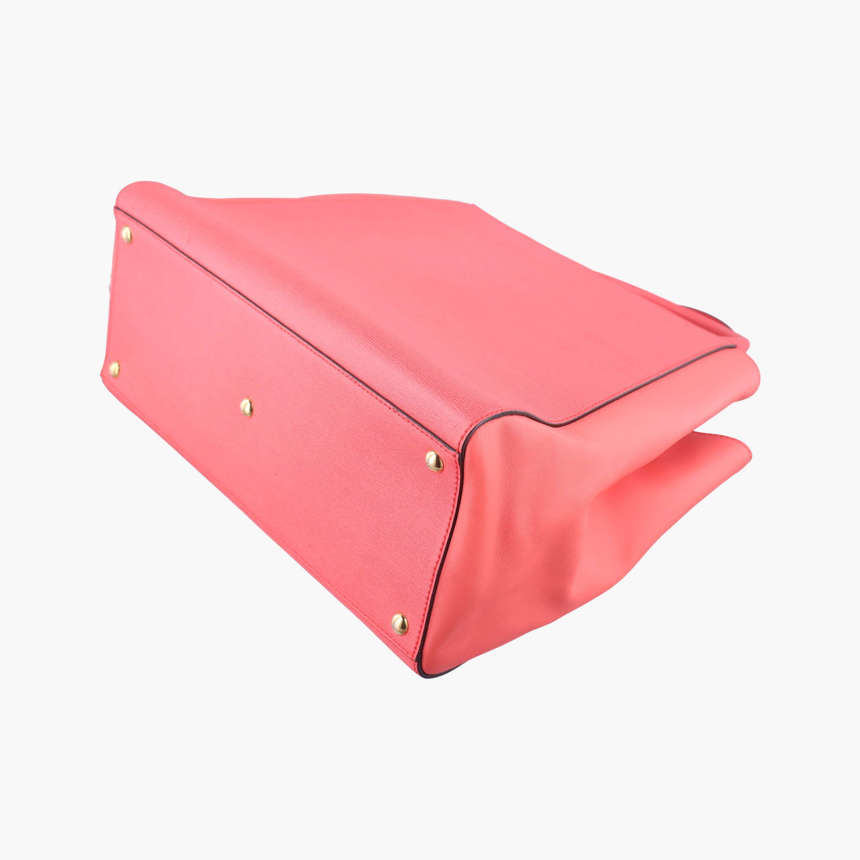 Pre-owned Fendi 2 JOURS pink Leather 8BH250 shoulderbag | stylenewstar