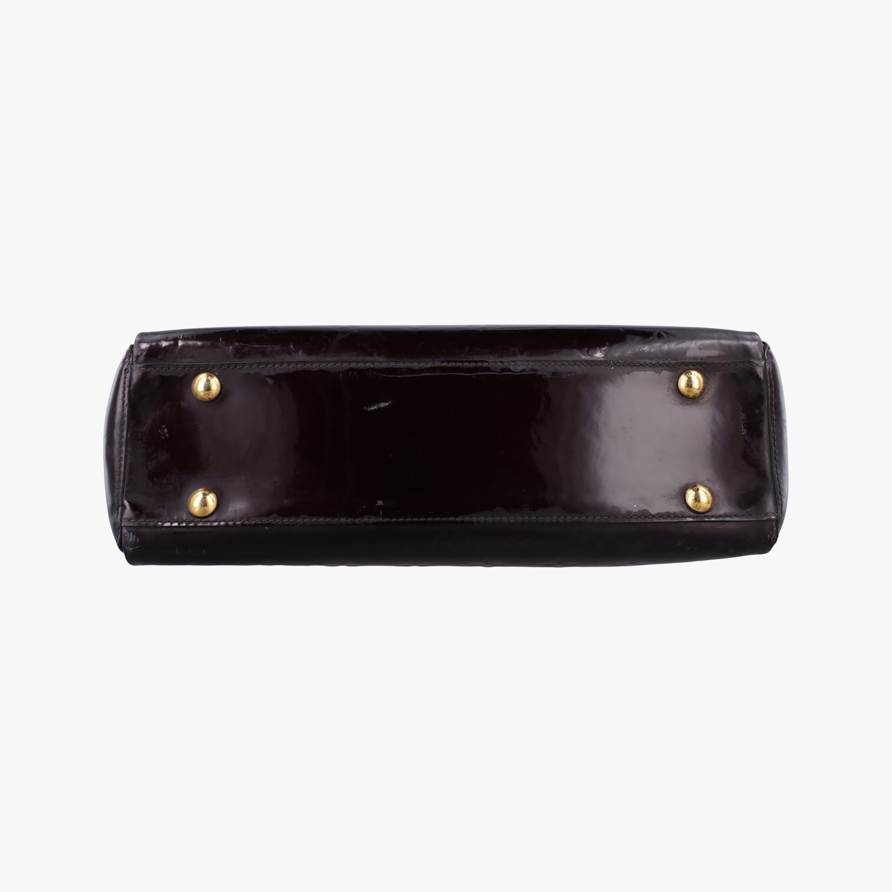 Pre-owned Louis Vuitton MELROSE AVENUE AMARANTE Vernis M93757 handbag | stylenewstar