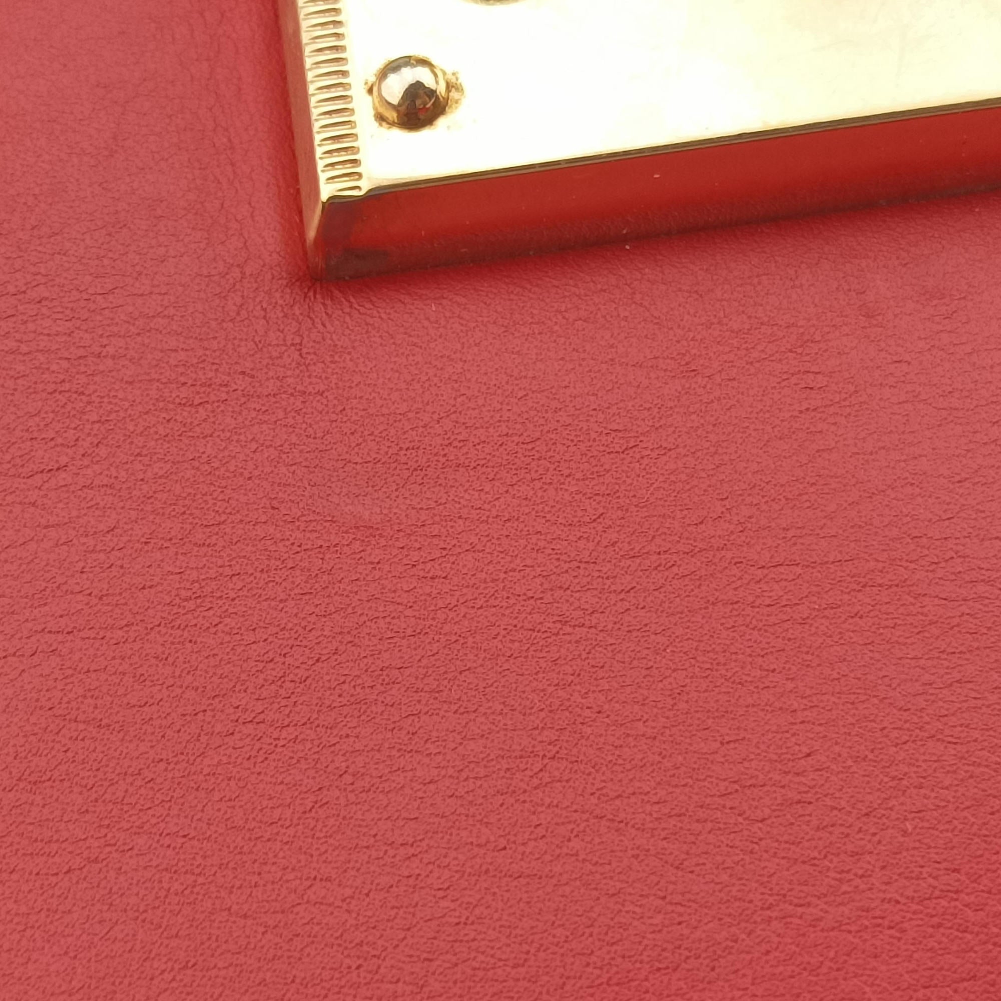 Pre-owned Gucci Padlock Red Leather 432182 shoulderbag | stylenewstar