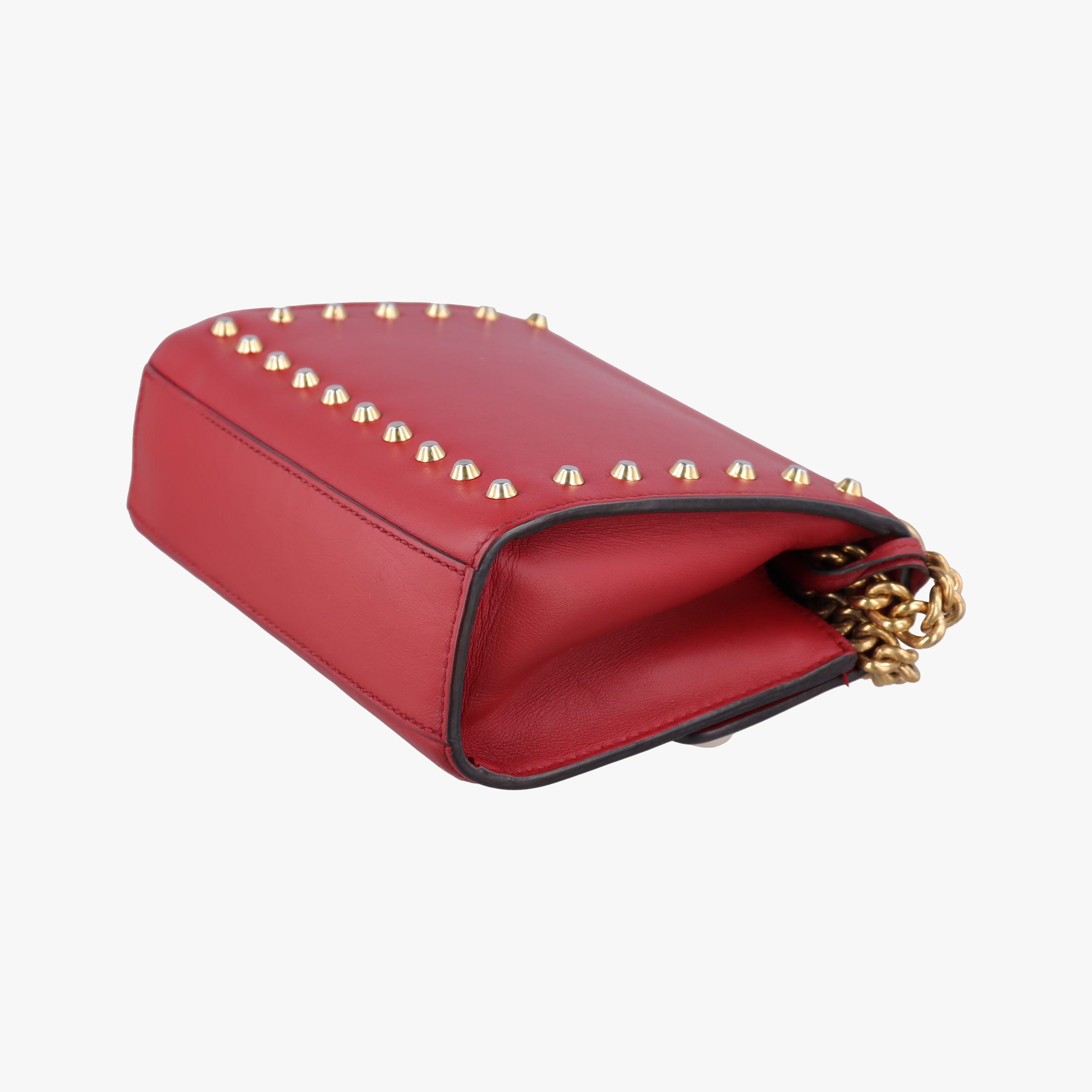 Pre-owned Gucci Padlock Red Leather 432182 shoulderbag | stylenewstar