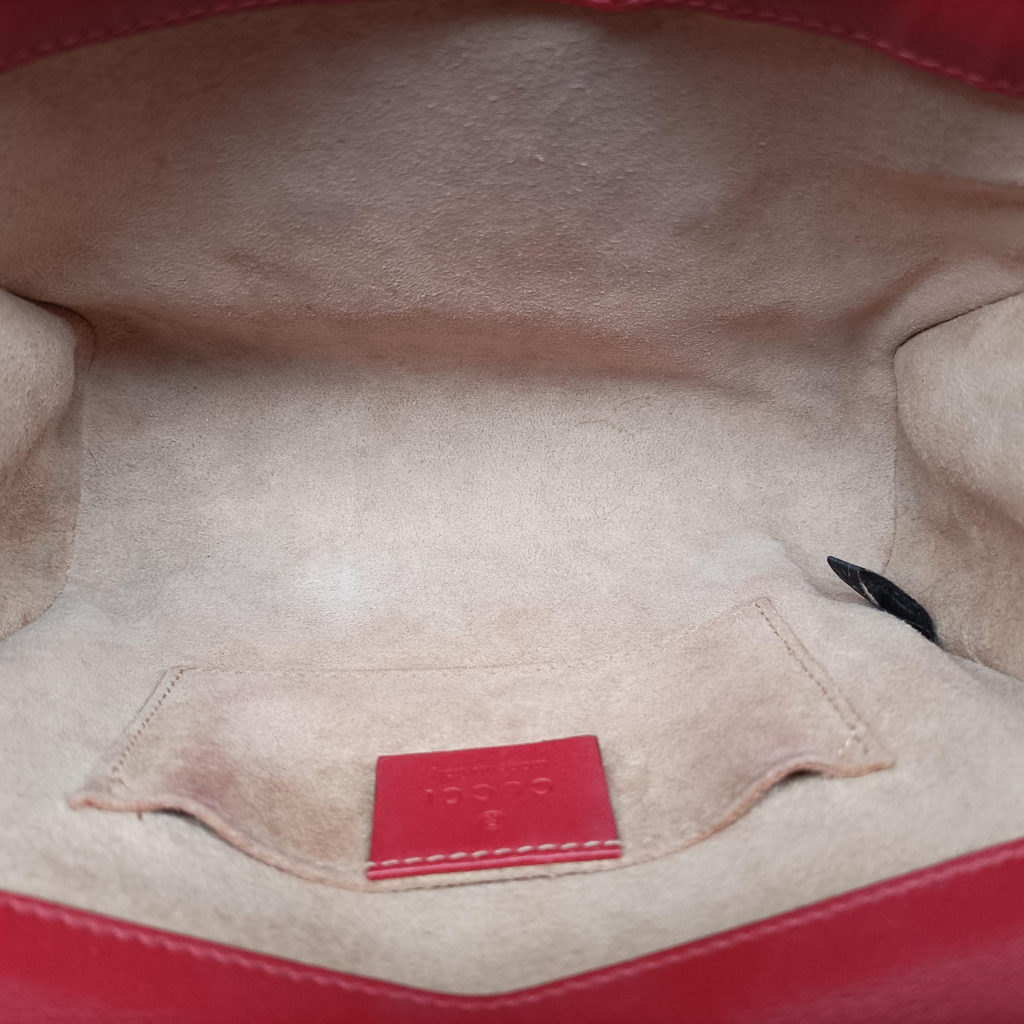 Pre-owned Gucci Padlock Red Leather 432182 shoulderbag | stylenewstar