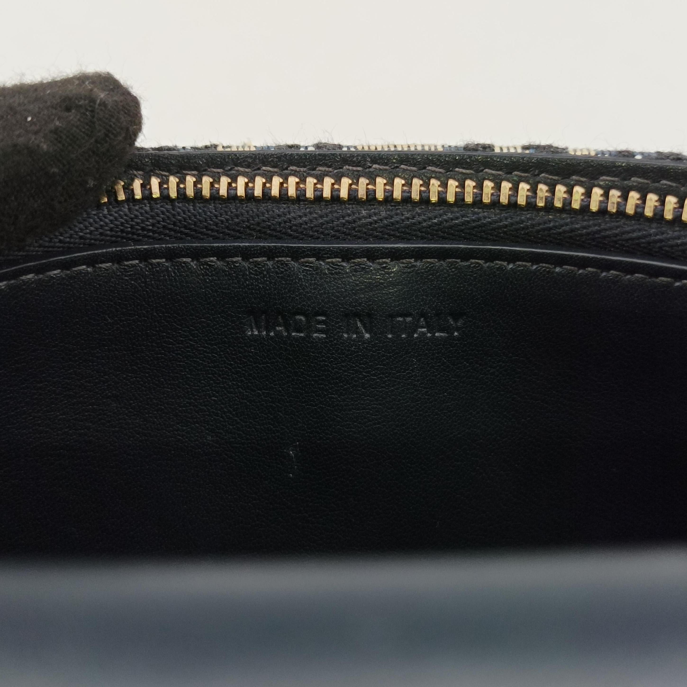 Vintage Christian Dior Saddle Navy×Gray jacquard  bum bag/waist bag | stylenewstar