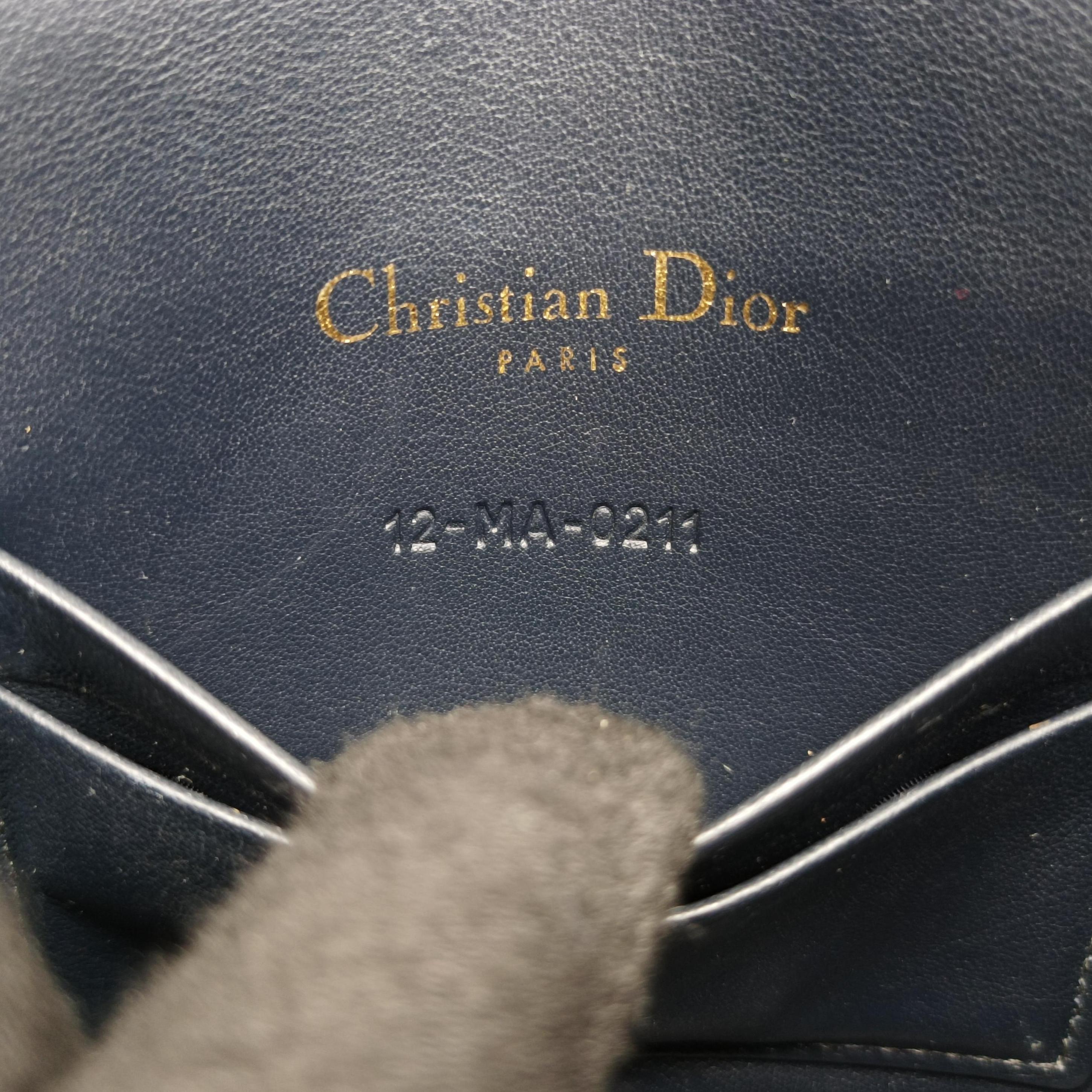 Vintage Christian Dior Saddle Navy×Gray jacquard  bum bag/waist bag | stylenewstar