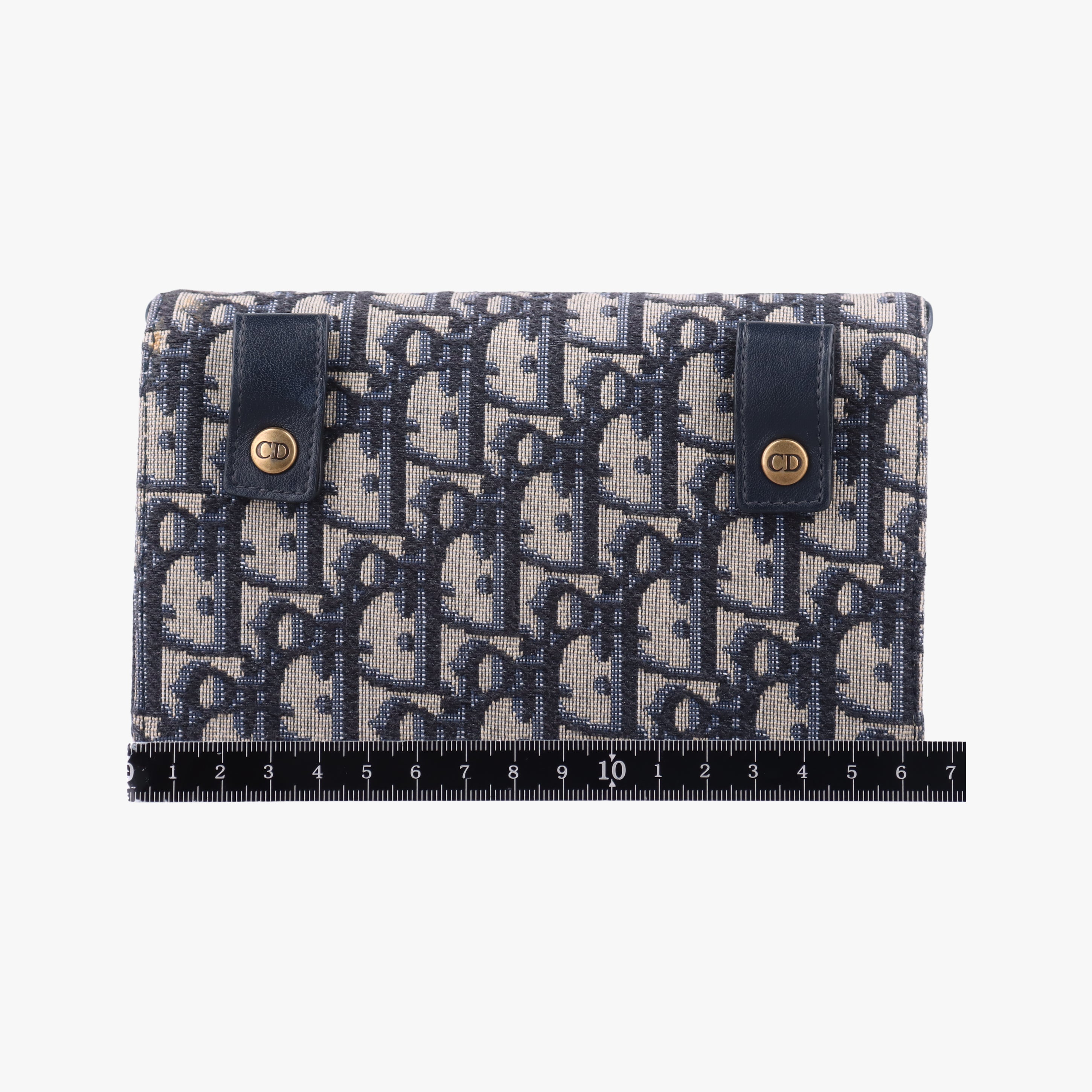 Vintage Christian Dior Saddle Navy×Gray jacquard  bum bag/waist bag | stylenewstar