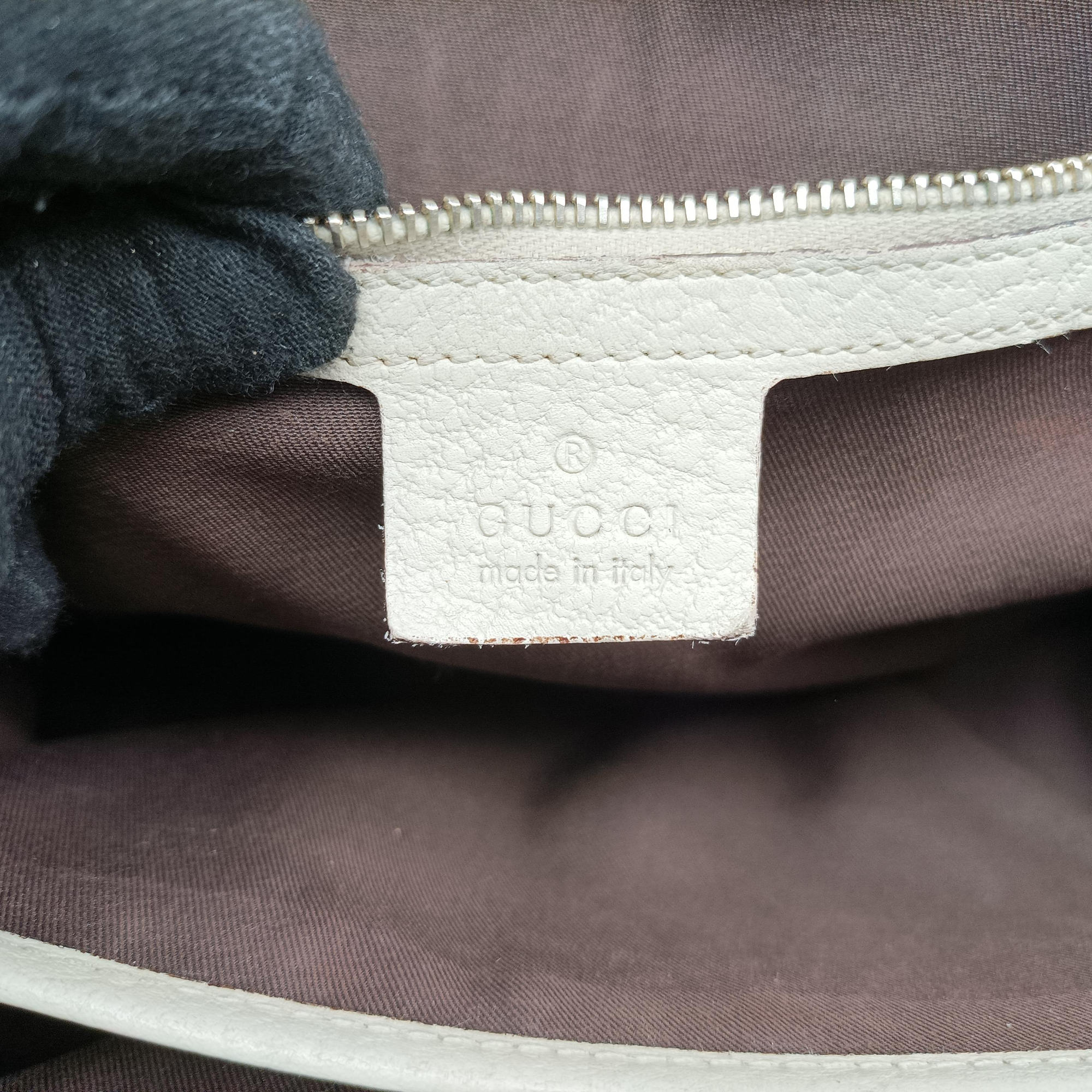 Pre-owned Gucci Bamboo White Leather 137351 handbag | stylenewstar