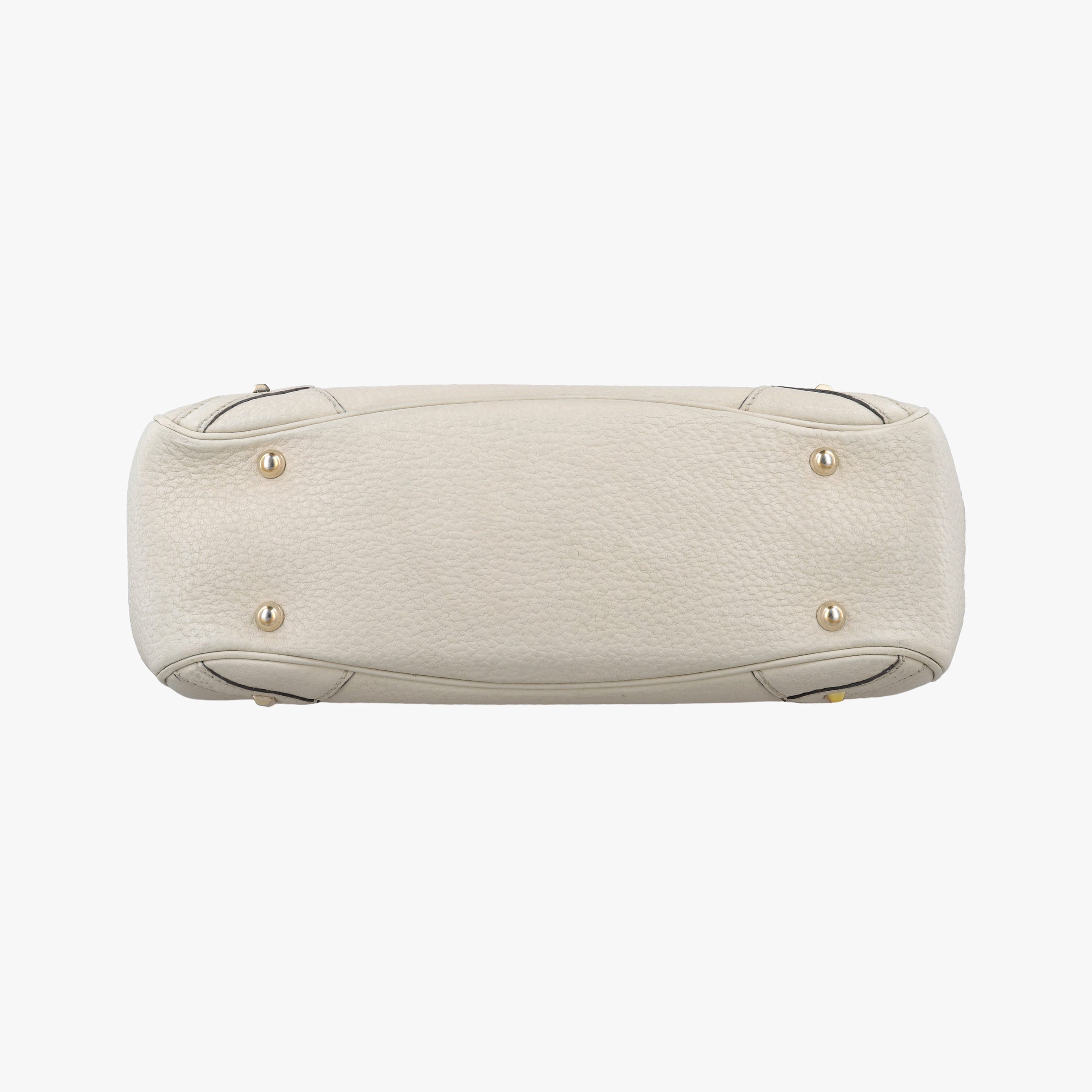 Pre-owned Gucci Bamboo White Leather 137351 handbag | stylenewstar