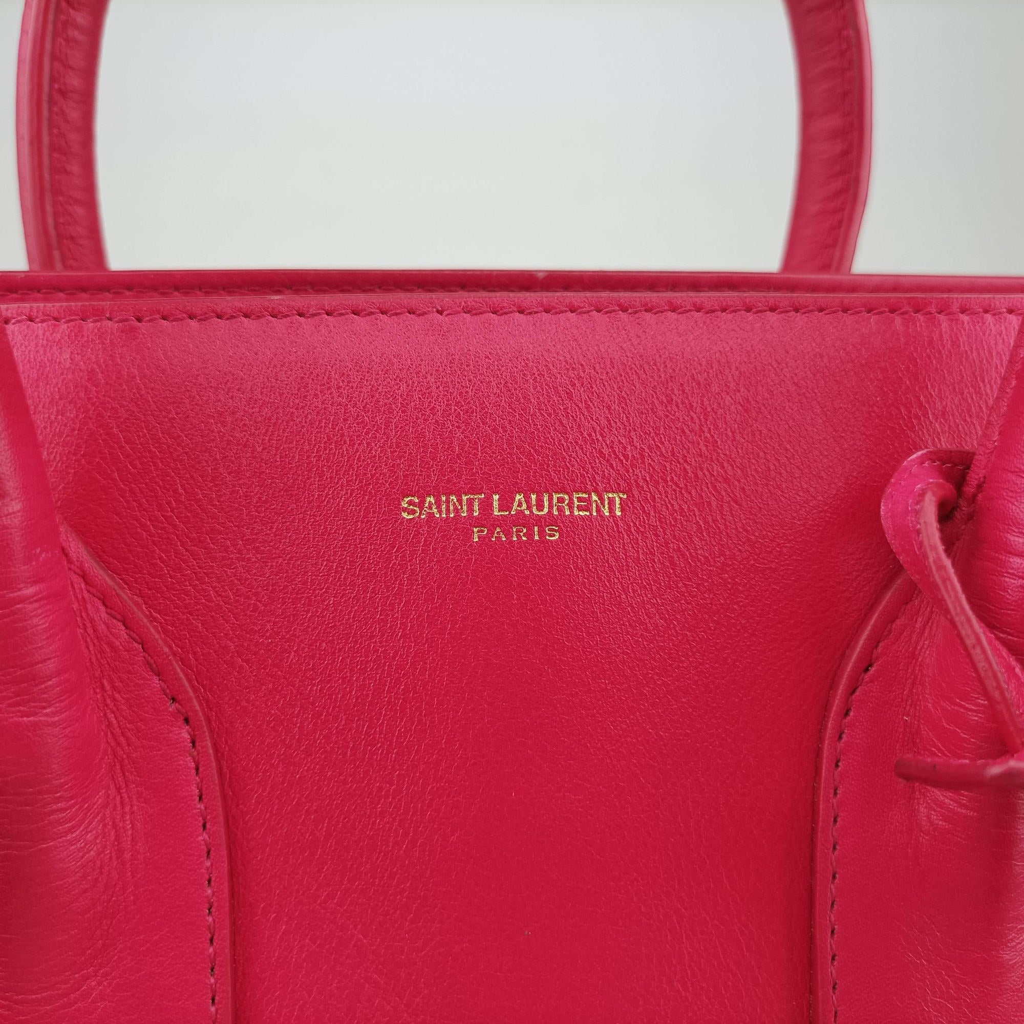 Secondhand Yves Saint Laurent SAC DE JOUR Pink Leather 324823 shoulderbag | stylenewstar