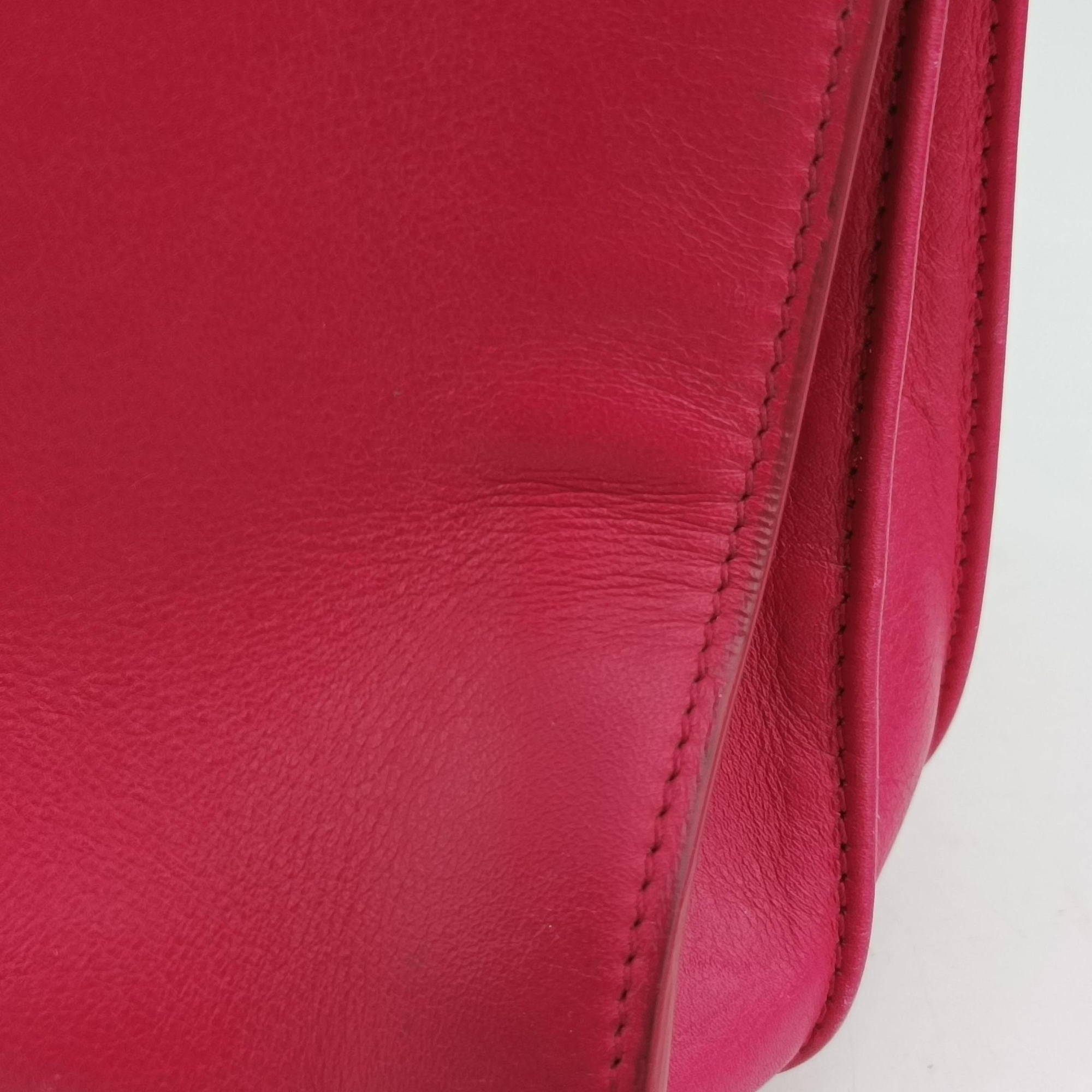 Secondhand Yves Saint Laurent SAC DE JOUR Pink Leather 324823 shoulderbag | stylenewstar