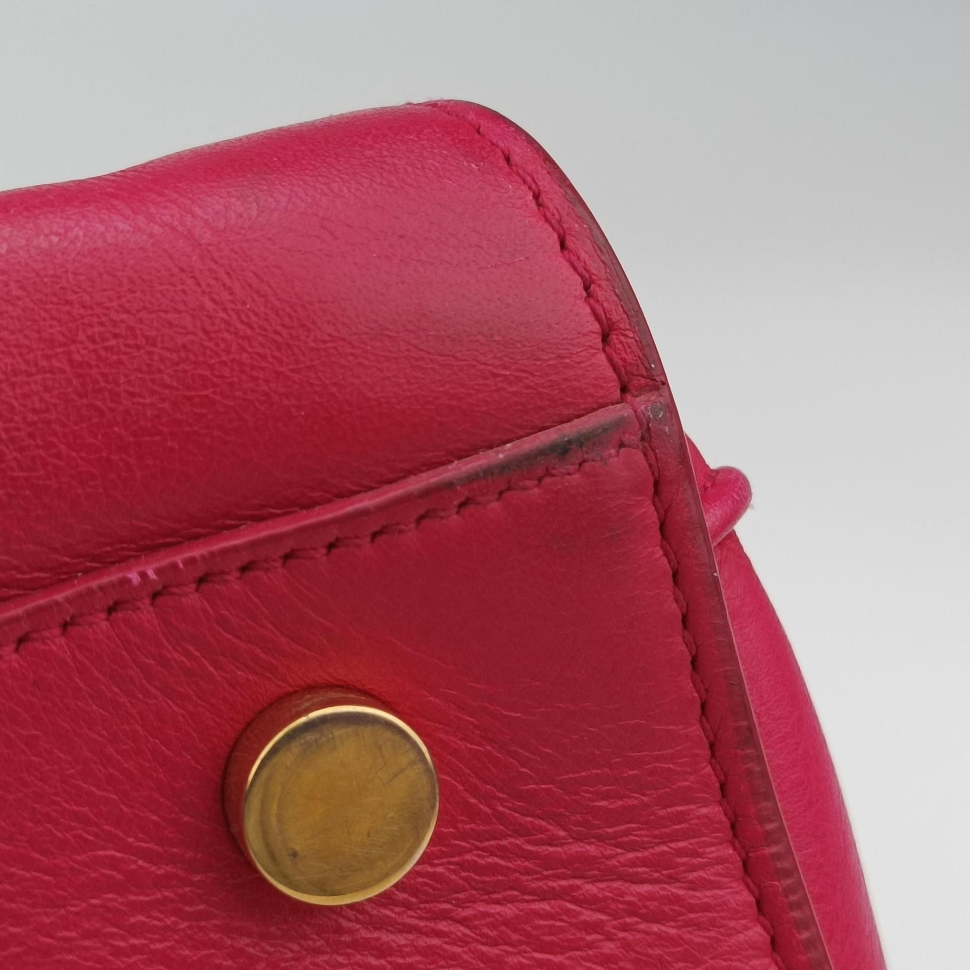 Secondhand Yves Saint Laurent SAC DE JOUR Pink Leather 324823 shoulderbag | stylenewstar