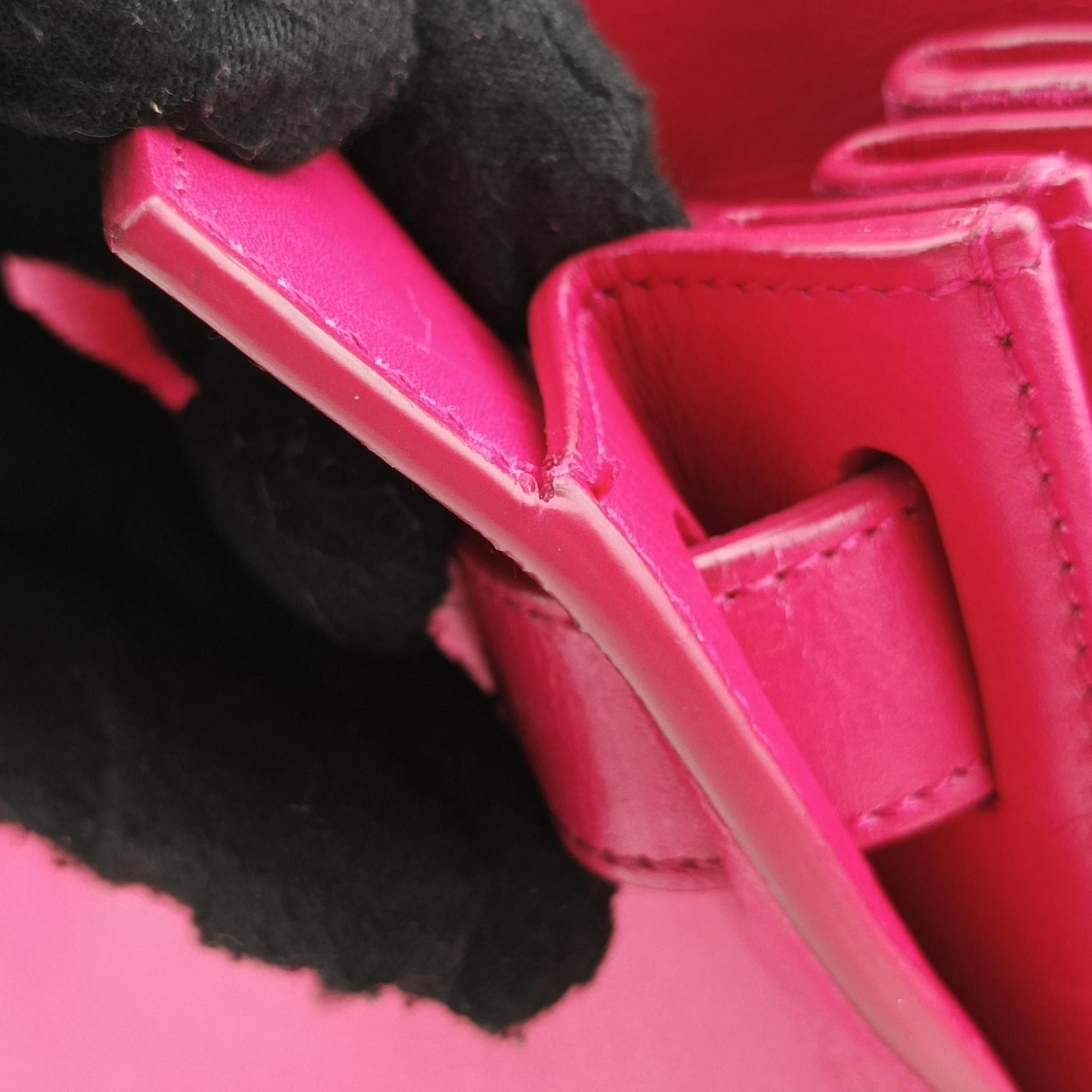 Secondhand Yves Saint Laurent SAC DE JOUR Pink Leather 324823 shoulderbag | stylenewstar