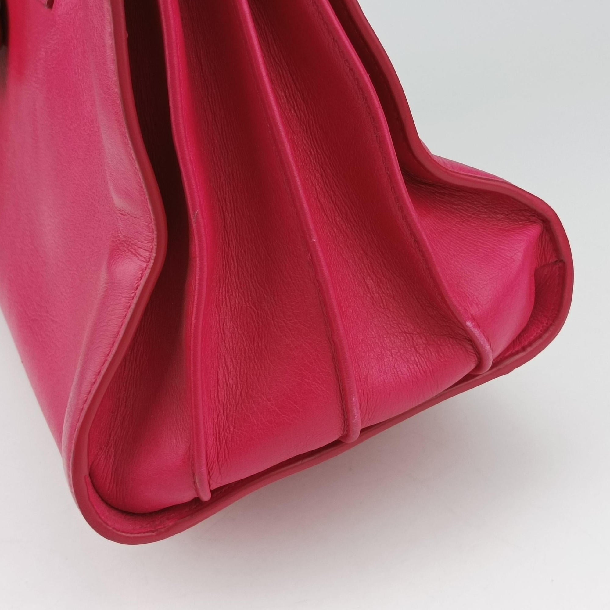 Secondhand Yves Saint Laurent SAC DE JOUR Pink Leather 324823 shoulderbag | stylenewstar