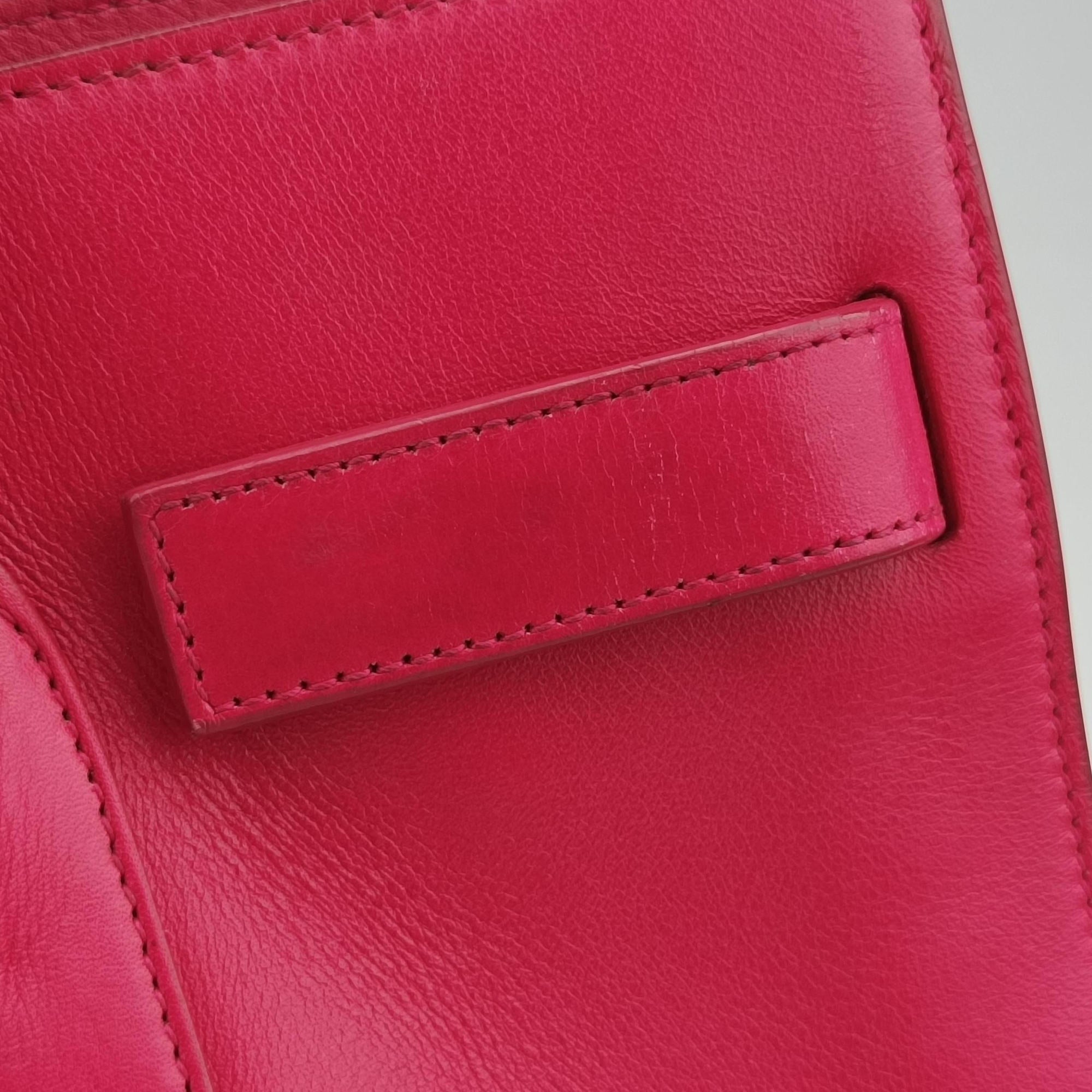 Secondhand Yves Saint Laurent SAC DE JOUR Pink Leather 324823 shoulderbag | stylenewstar