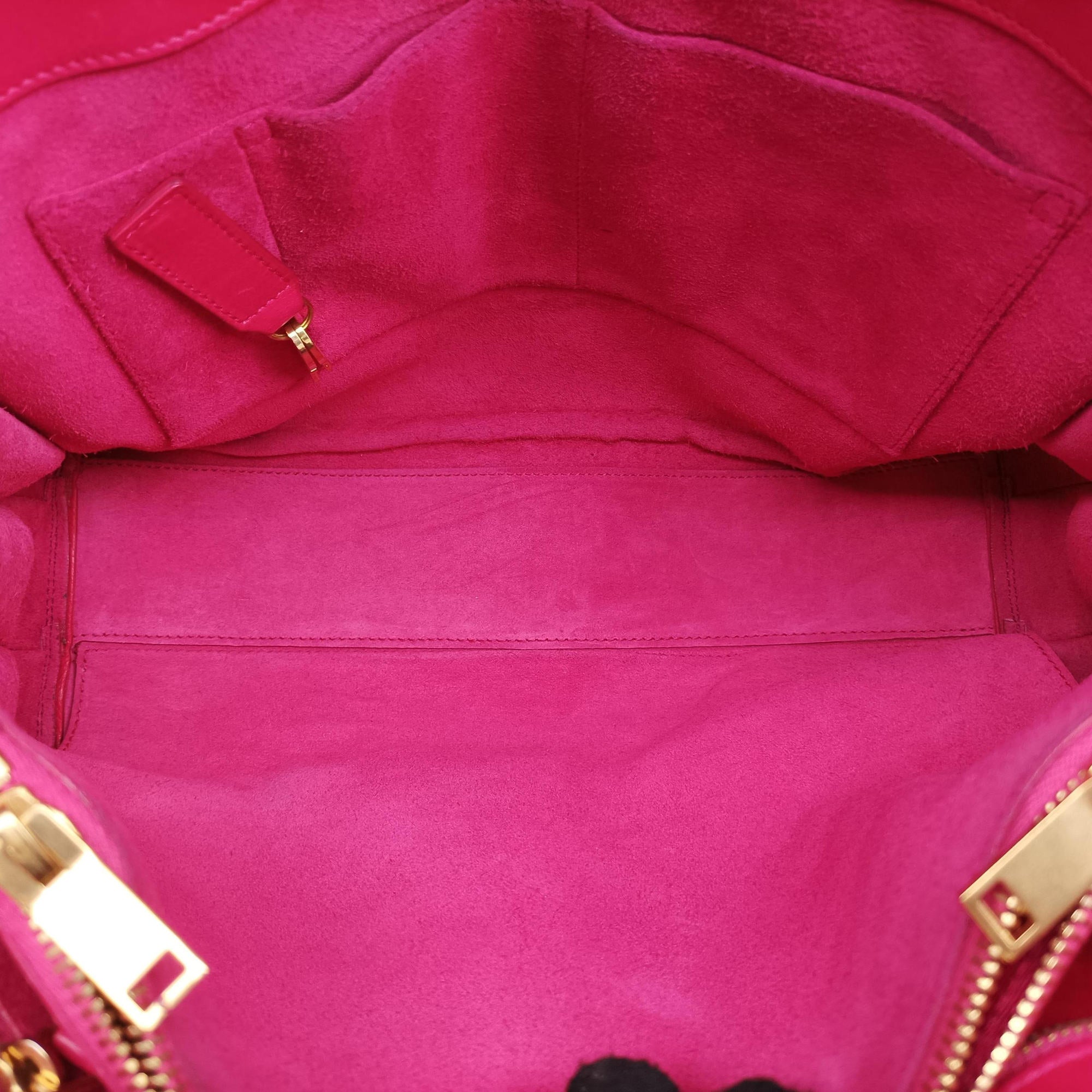 Secondhand Yves Saint Laurent SAC DE JOUR Pink Leather 324823 shoulderbag | stylenewstar