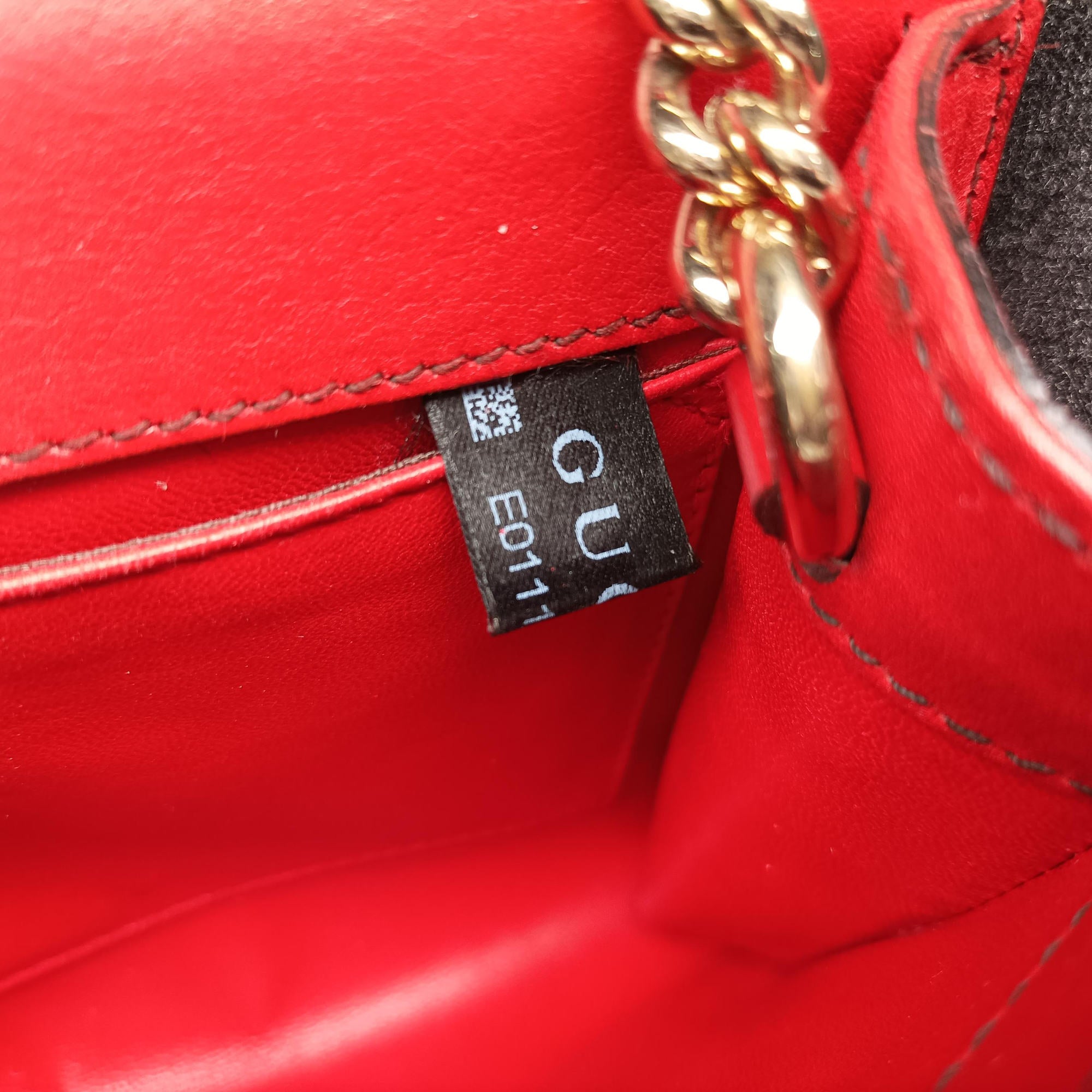 Pre-owned Gucci Emily Red Leather 283063 shoulderbag | stylenewstar