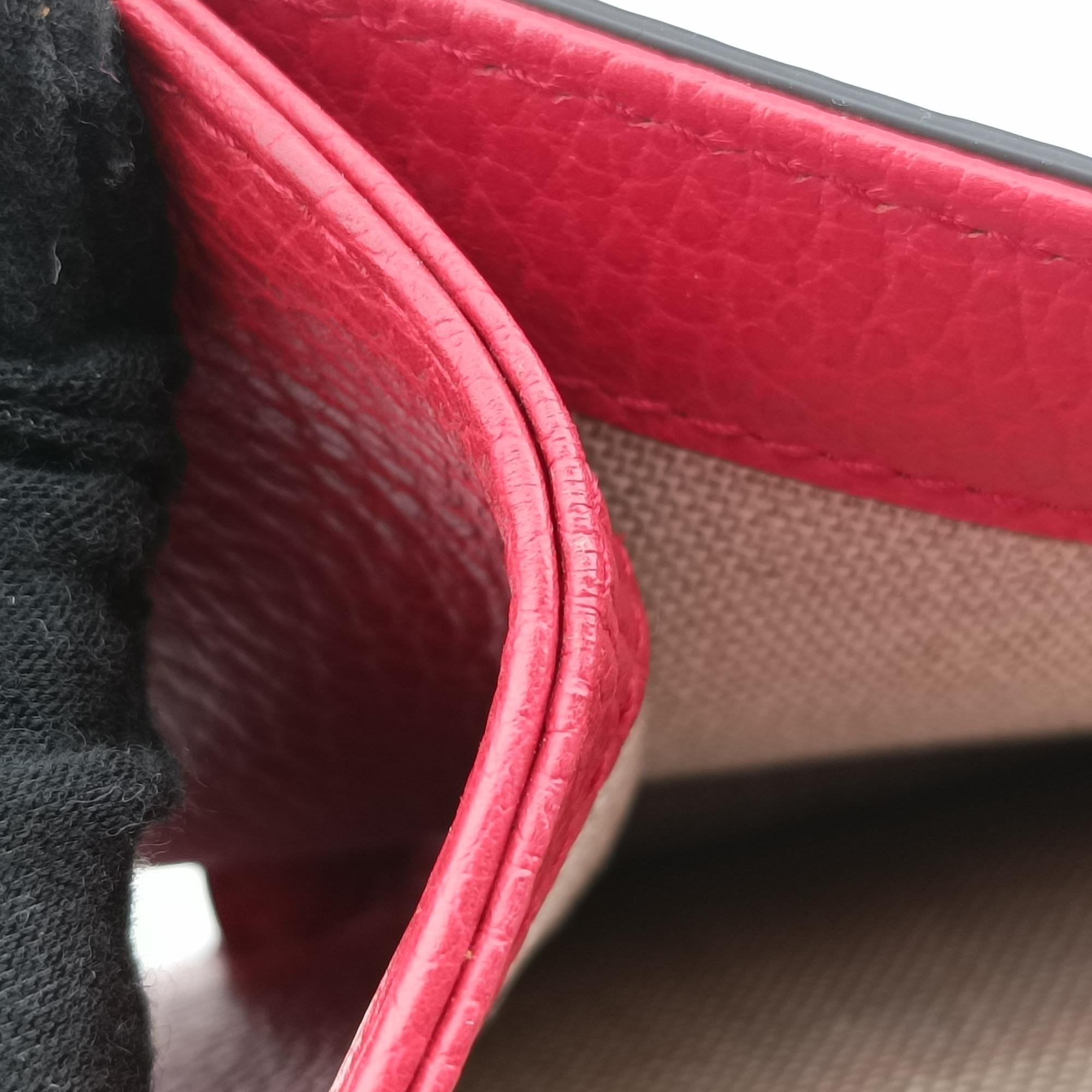 Pre-owned Gucci Interlocking G Red Leather 510304 shoulderbag | stylenewstar
