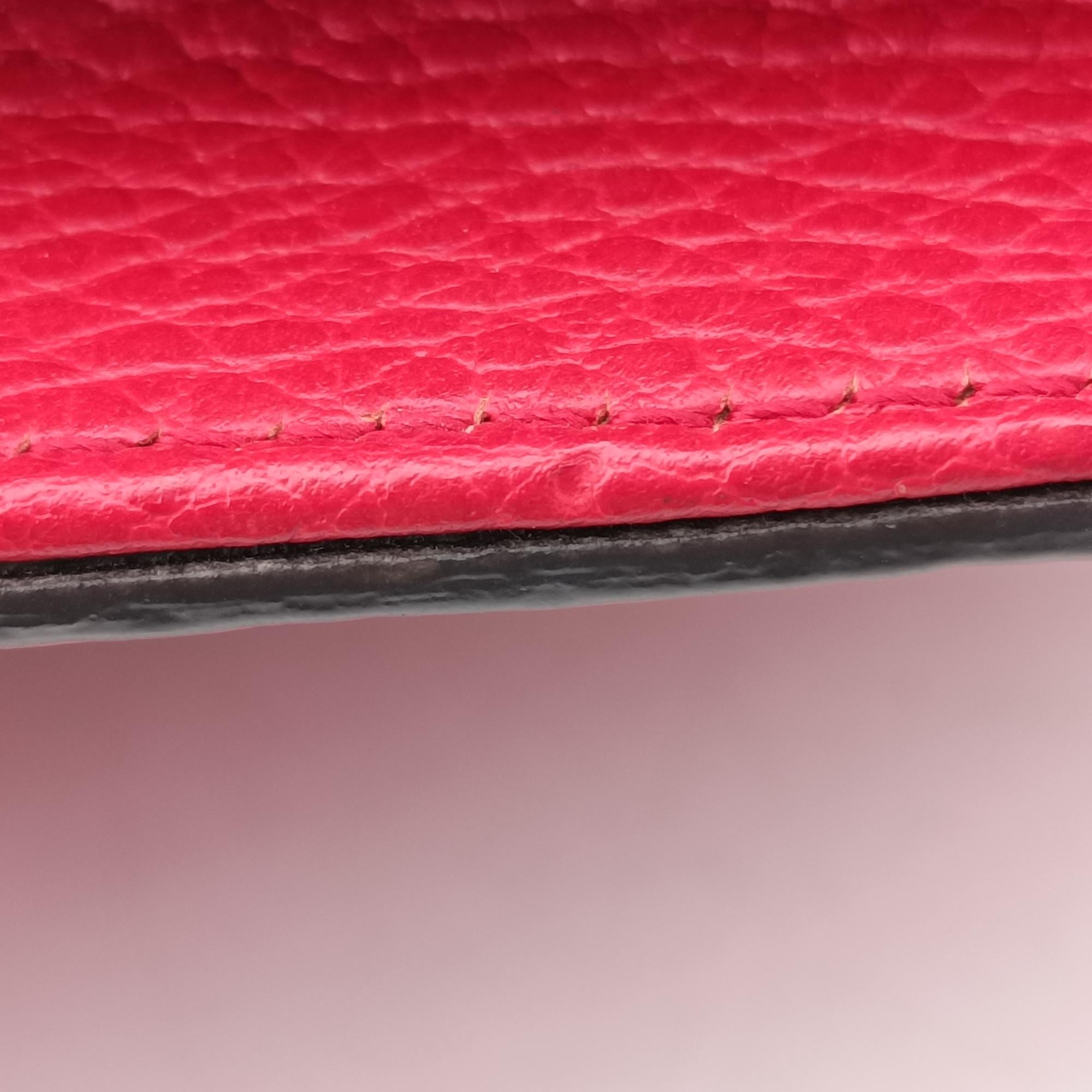 Pre-owned Gucci Interlocking G Red Leather 510304 shoulderbag | stylenewstar